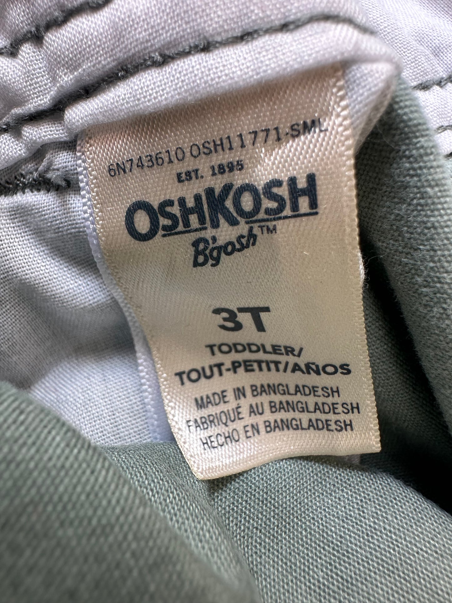 Oshkosh overalls 3 years