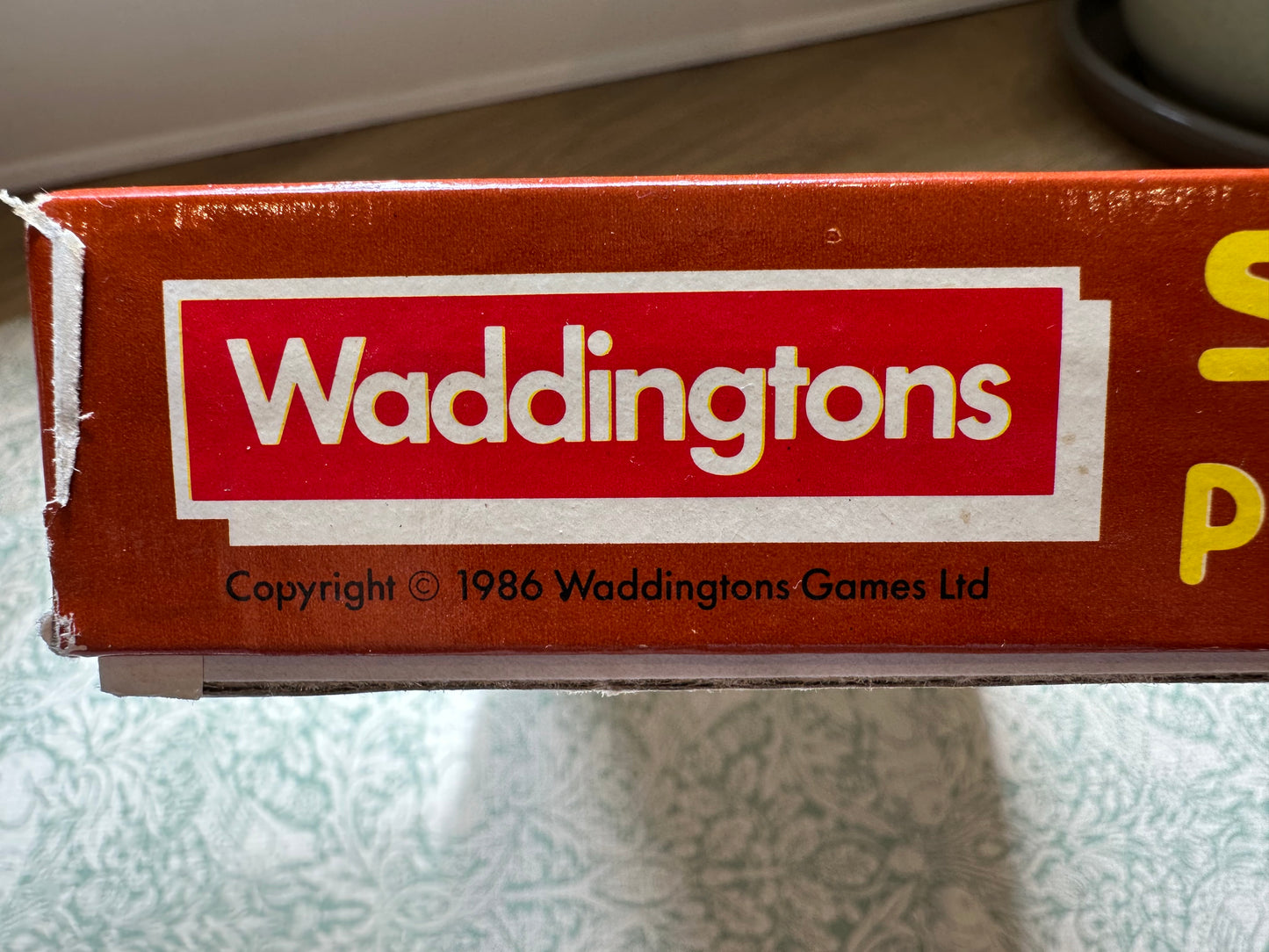 Vintage spelling puzzle