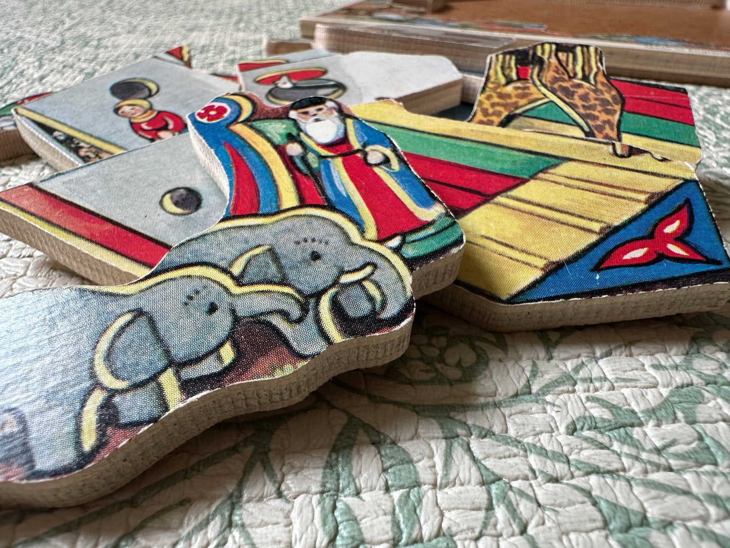 Vintage wooden puzzle