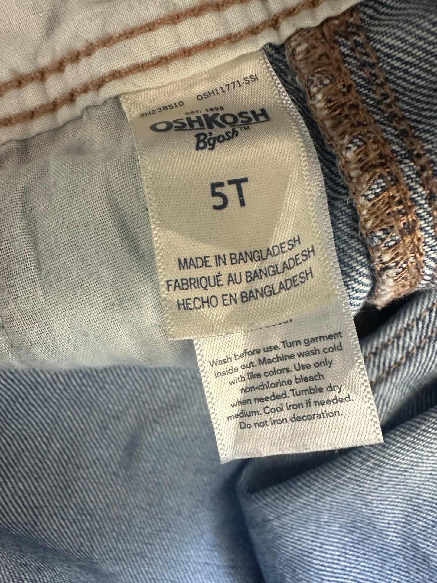 Oshkosh shortalls 5 years