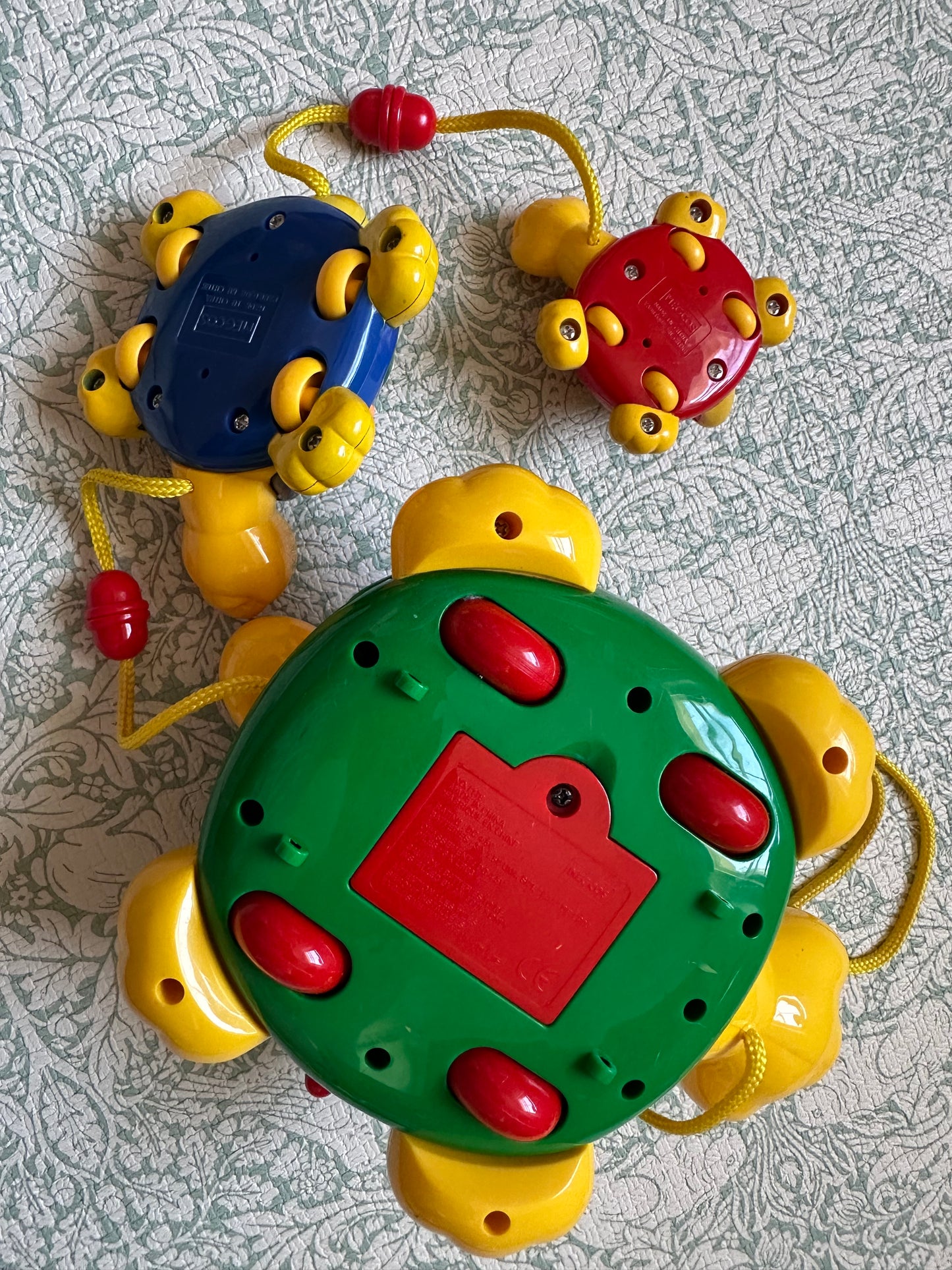 Vintage pull along turtle toy