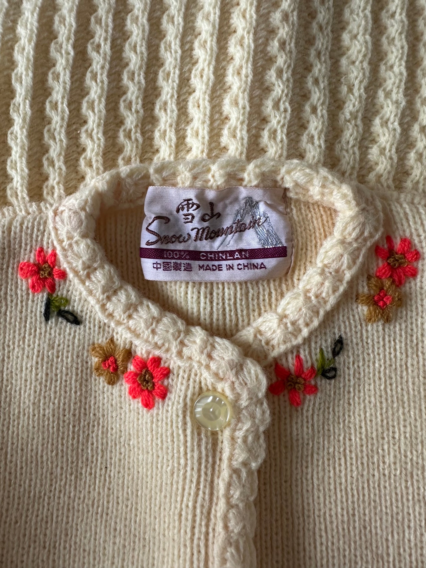 Knitted night gown 12 months