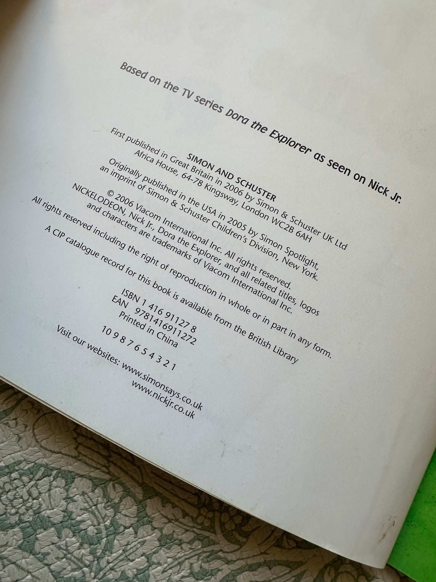 ‘Dora’s Costume Party’ book