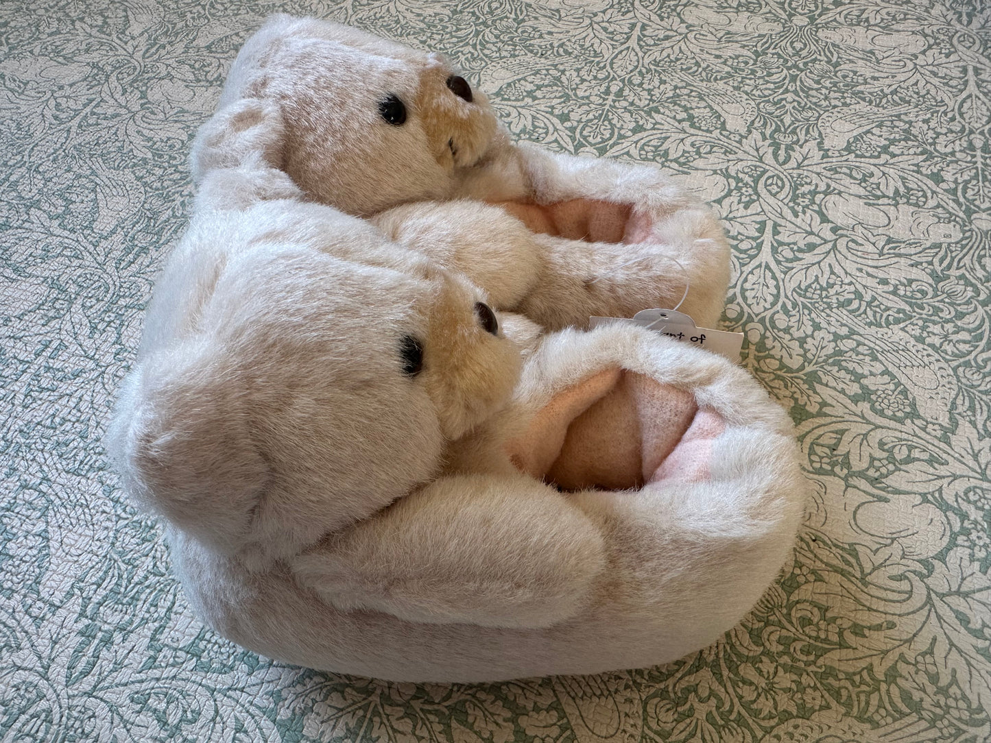 Vintage Adam’s Kids teddy slippers UK 9-10