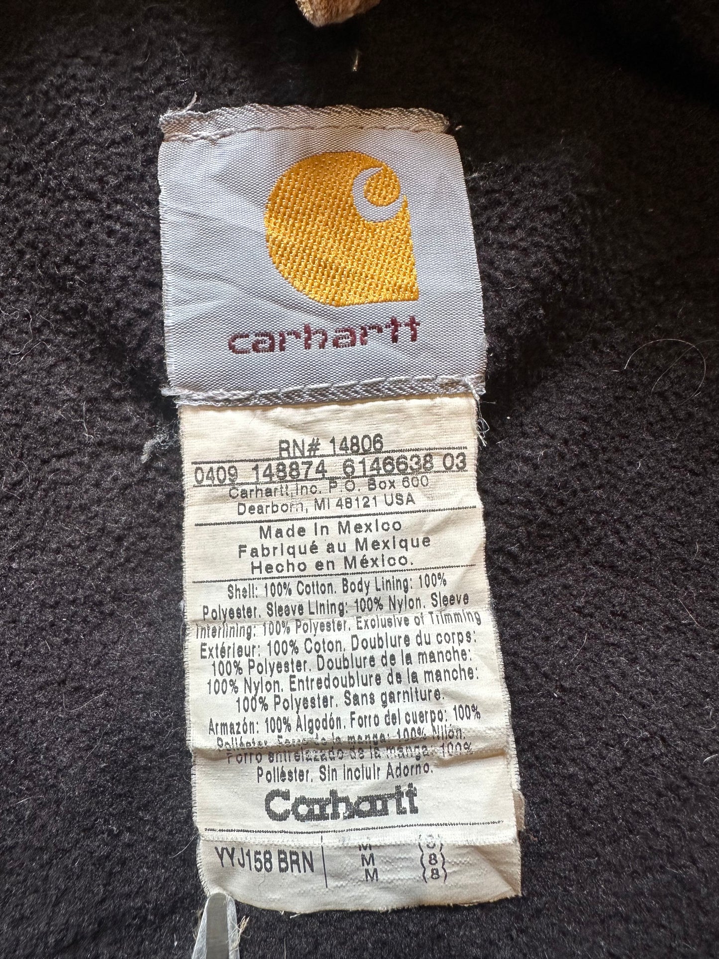 Carhartt Active jacket 8 years