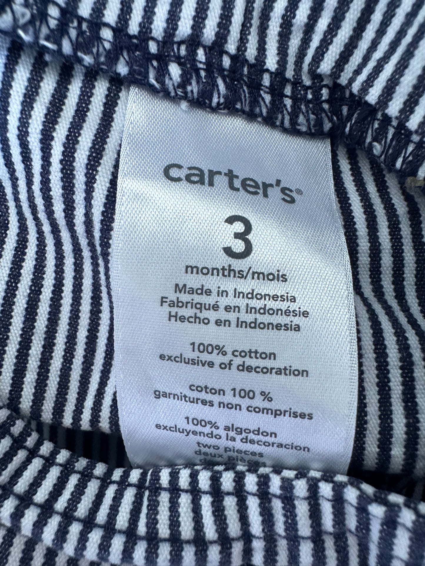Carter’s overalls 3 months