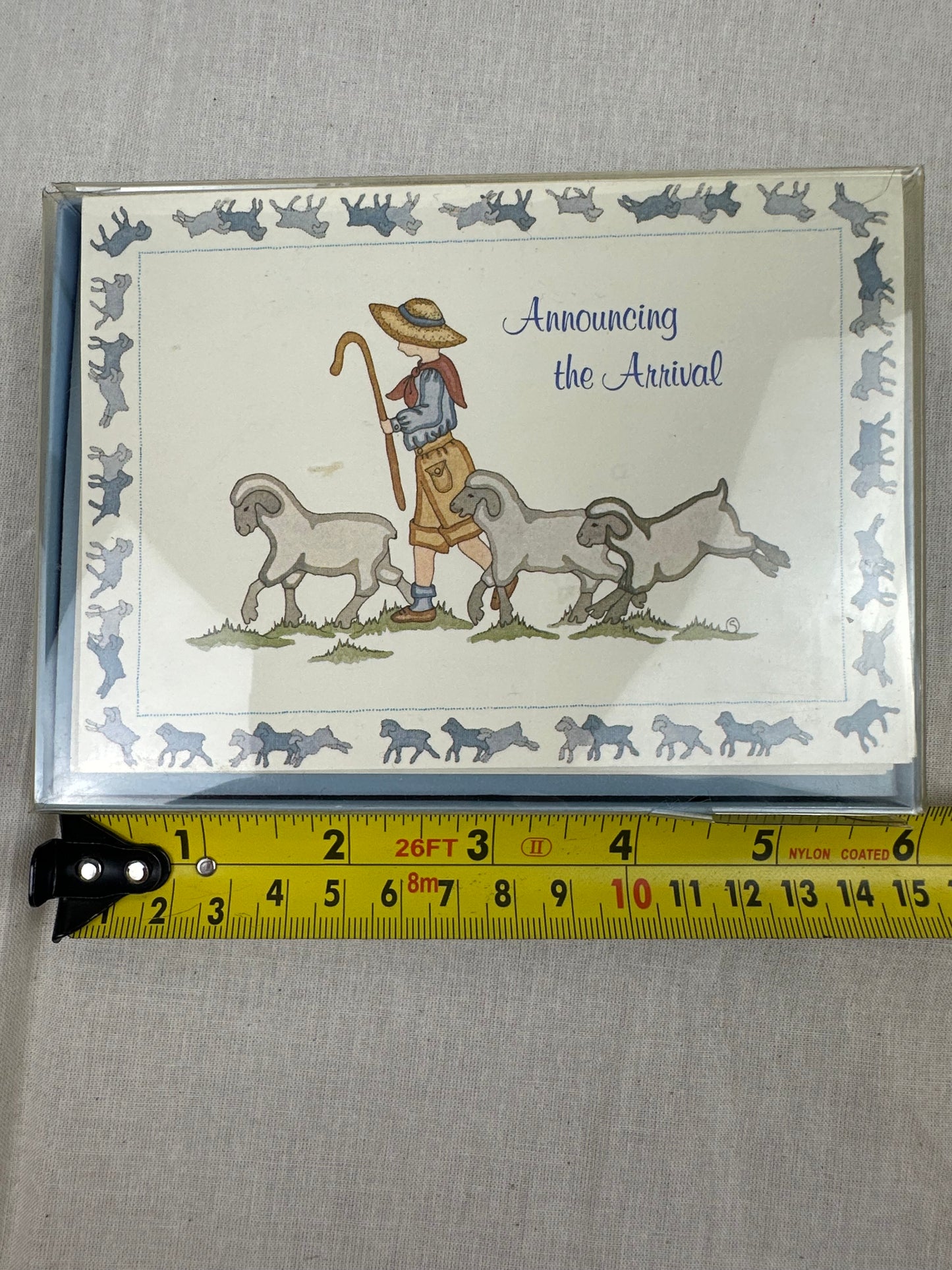 Vintage baby announcement cards