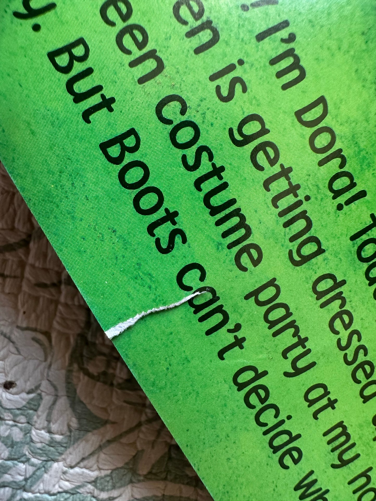 ‘Dora’s Costume Party’ book