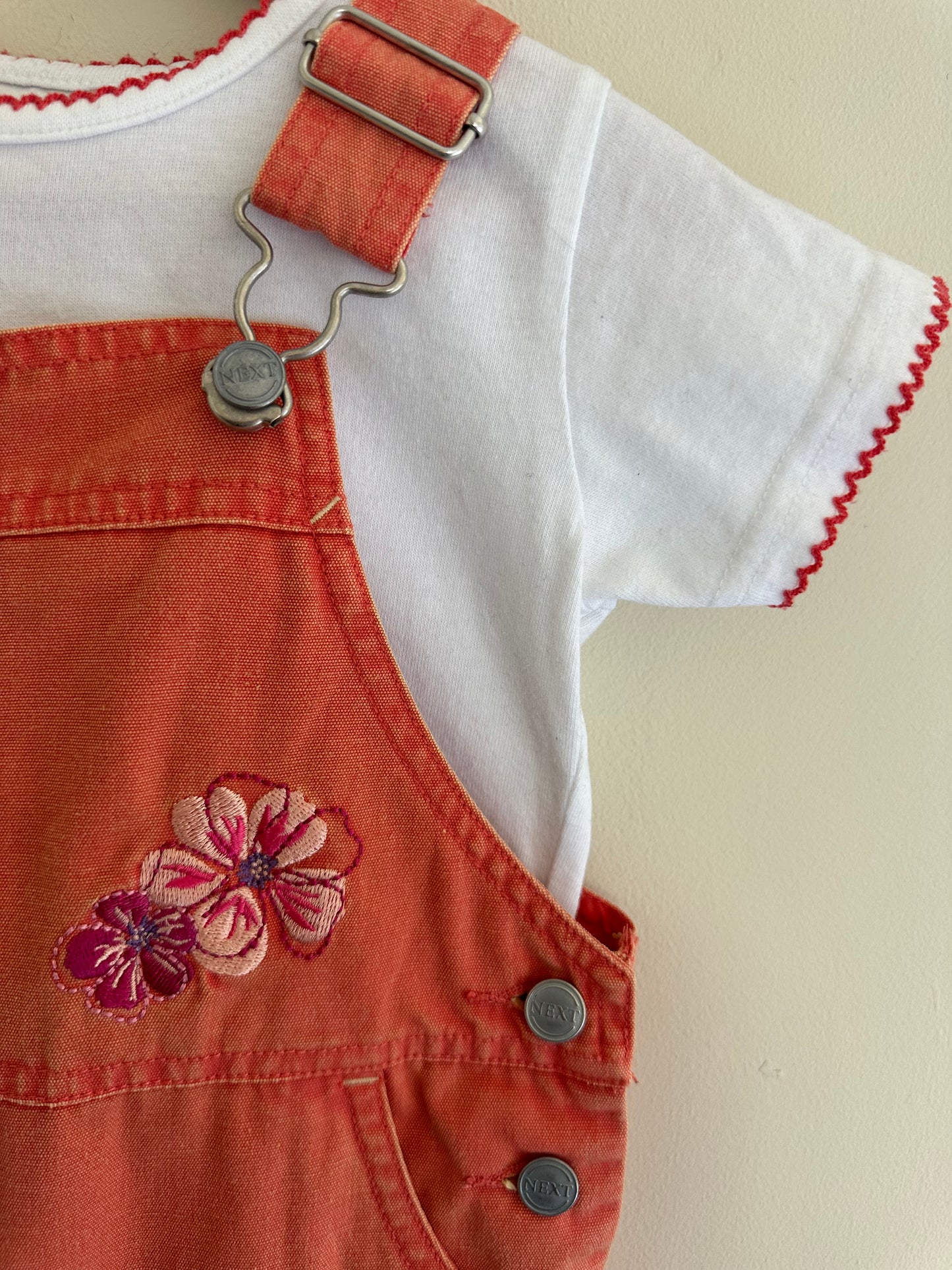Vintage NEXT shortall set 12-18 months