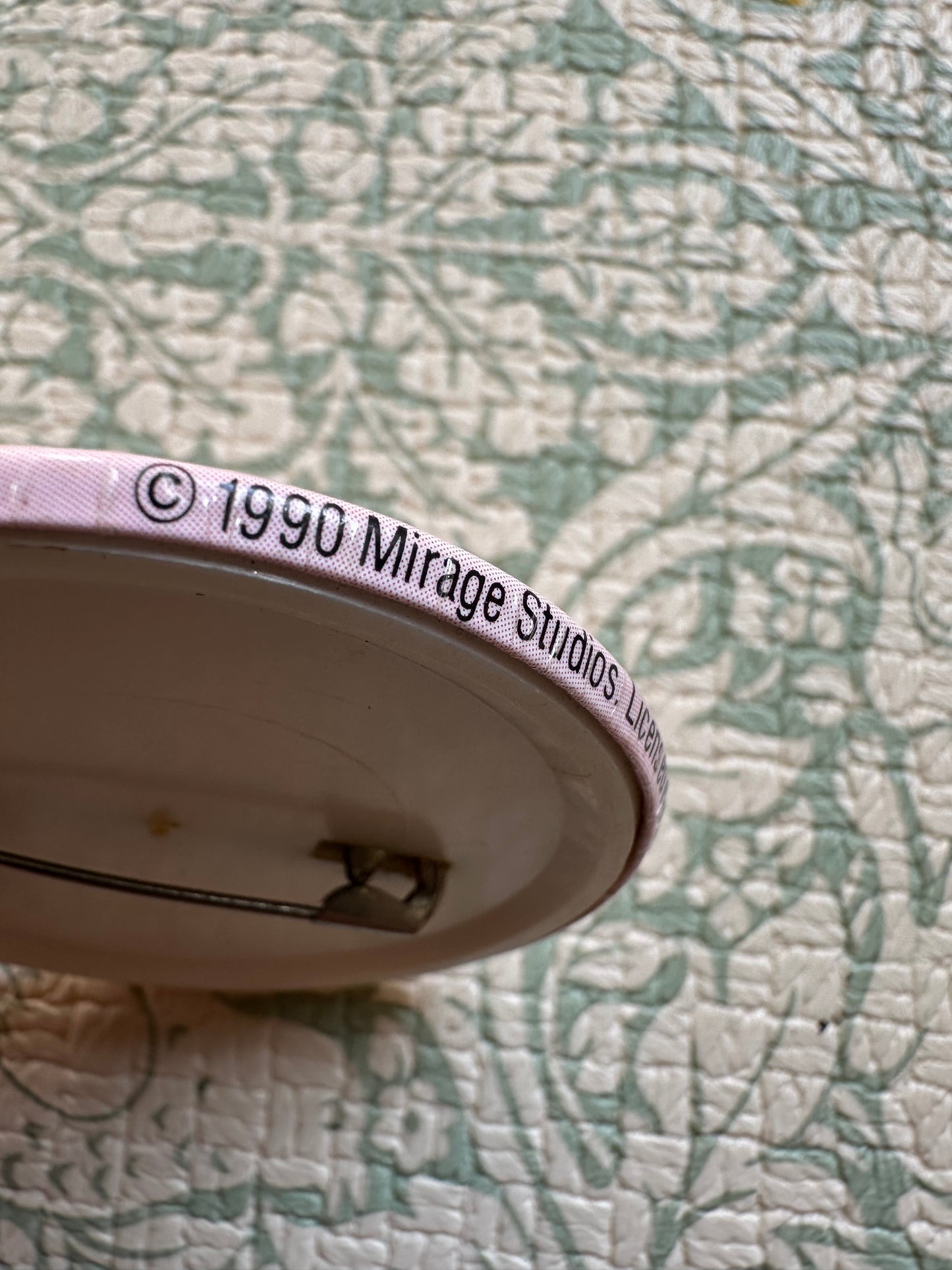 Vintage TMNT birthday badge