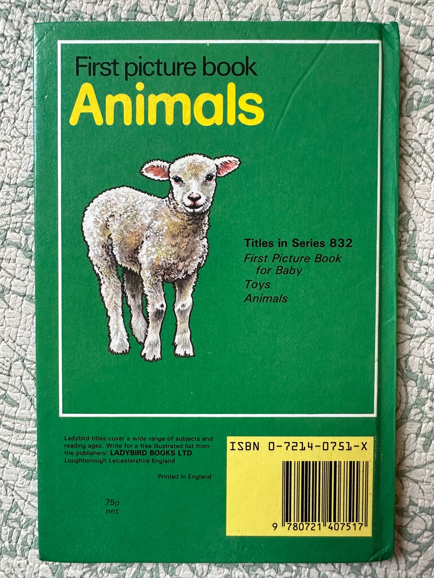 Vintage First picture book ‘Animals’