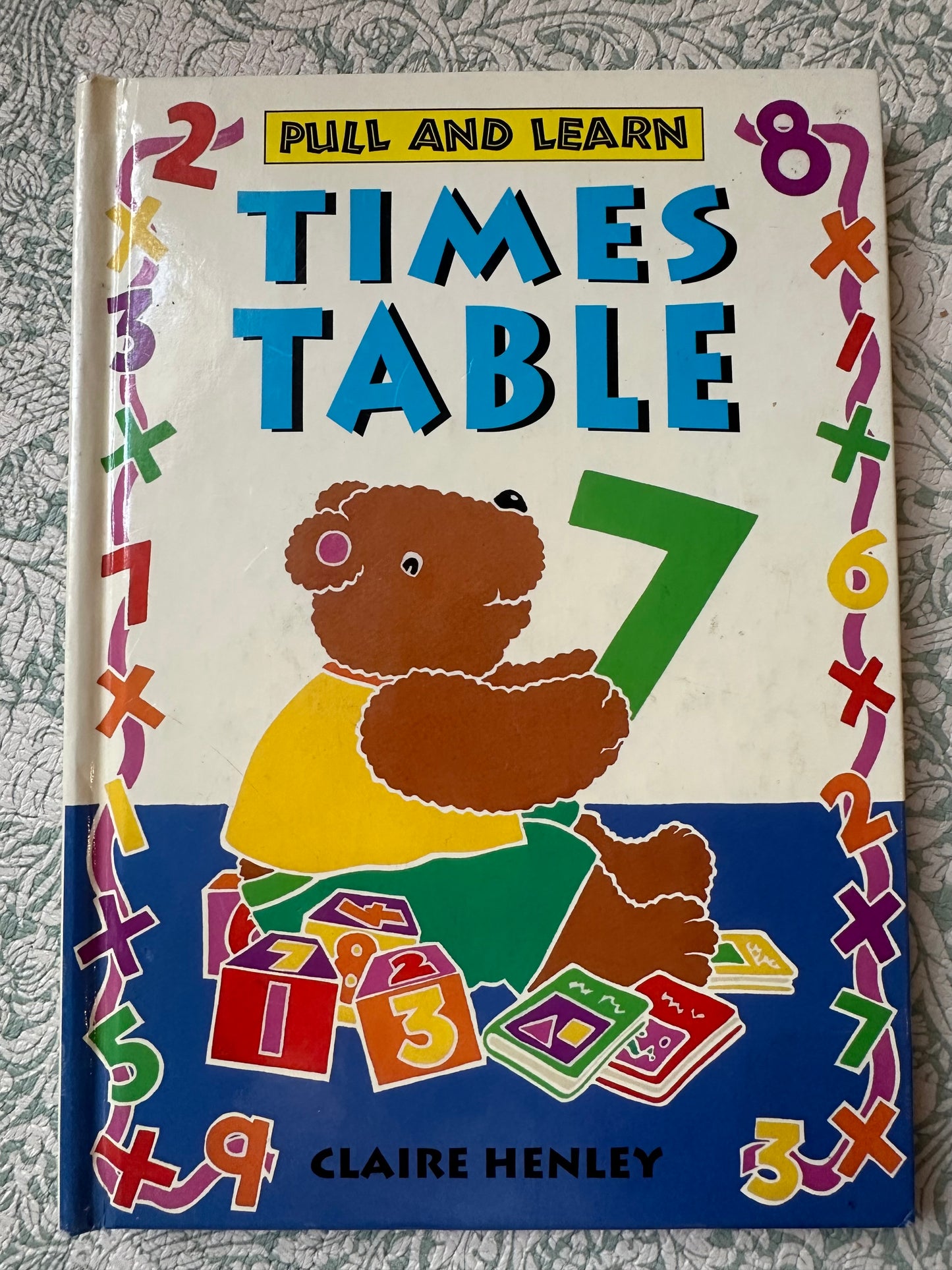 Vintage ‘Times Table’ pull and learn book