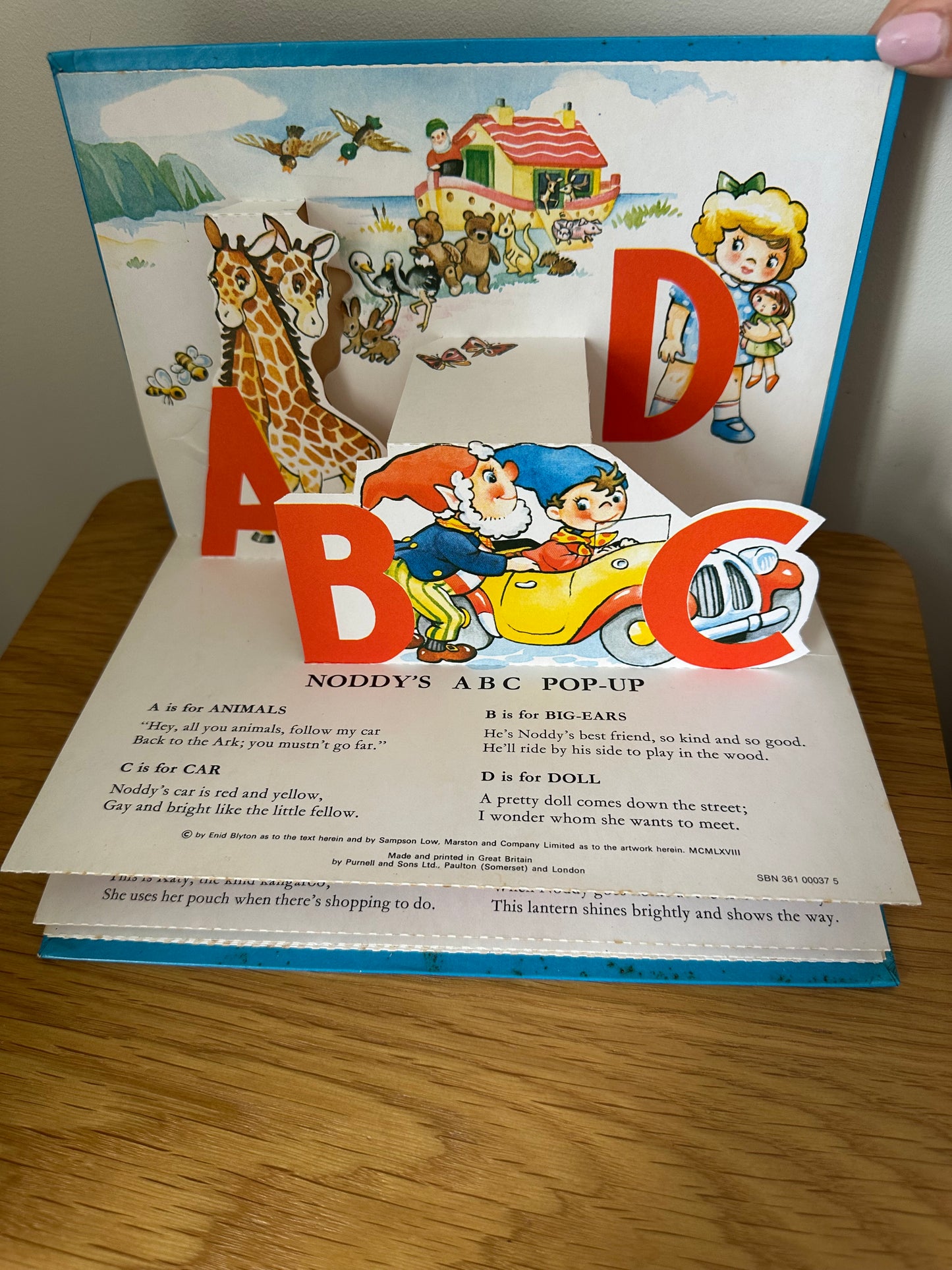 Vintage ‘Noddy’s ABC’ pop up book