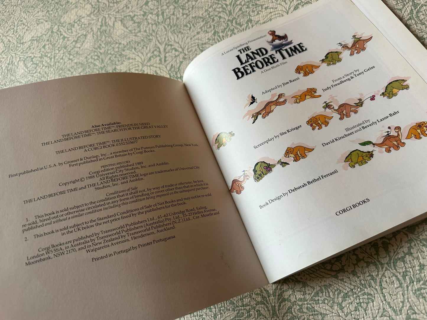 The Land Before Time book