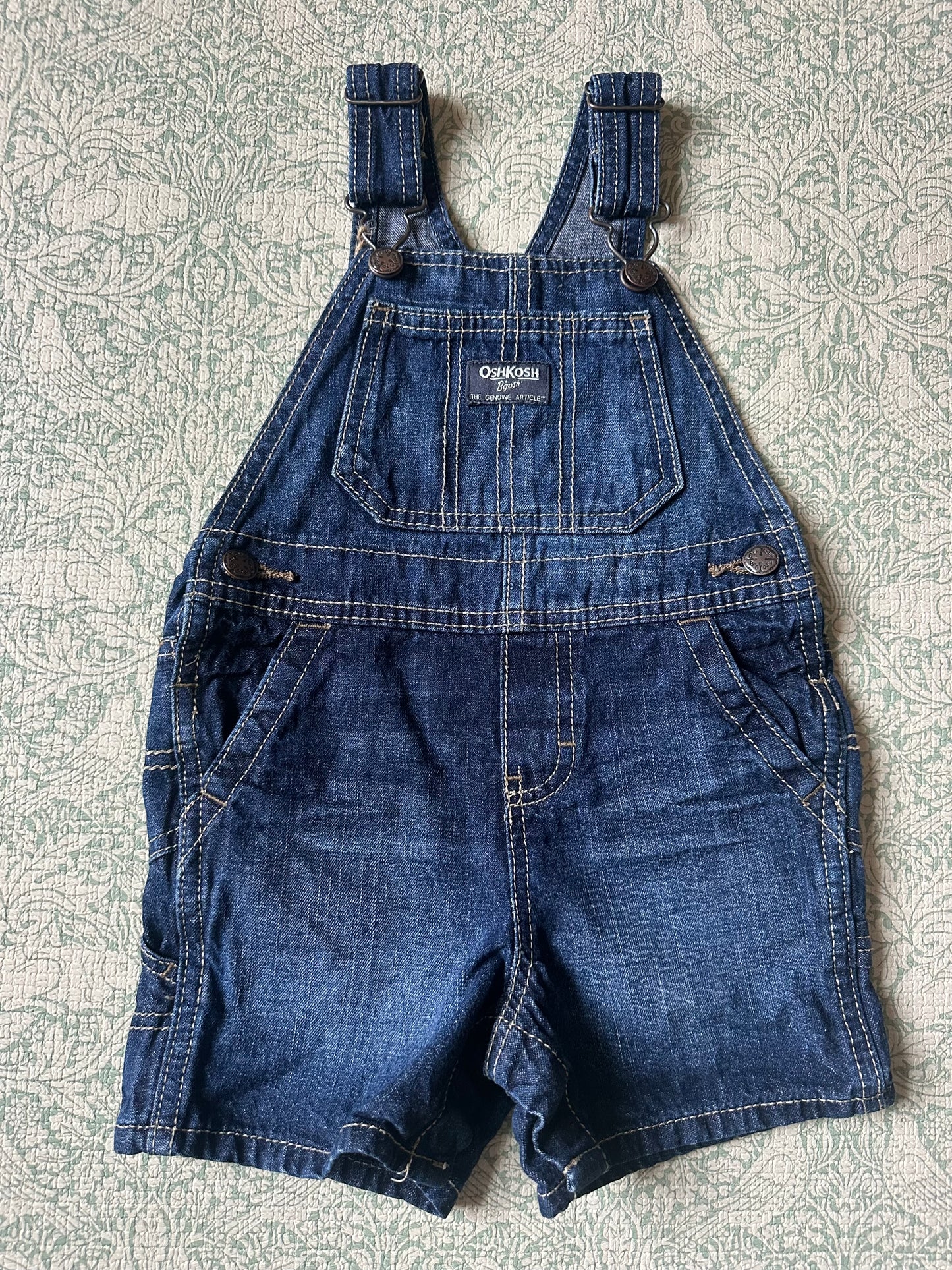 Oshkosh shortalls 18 months