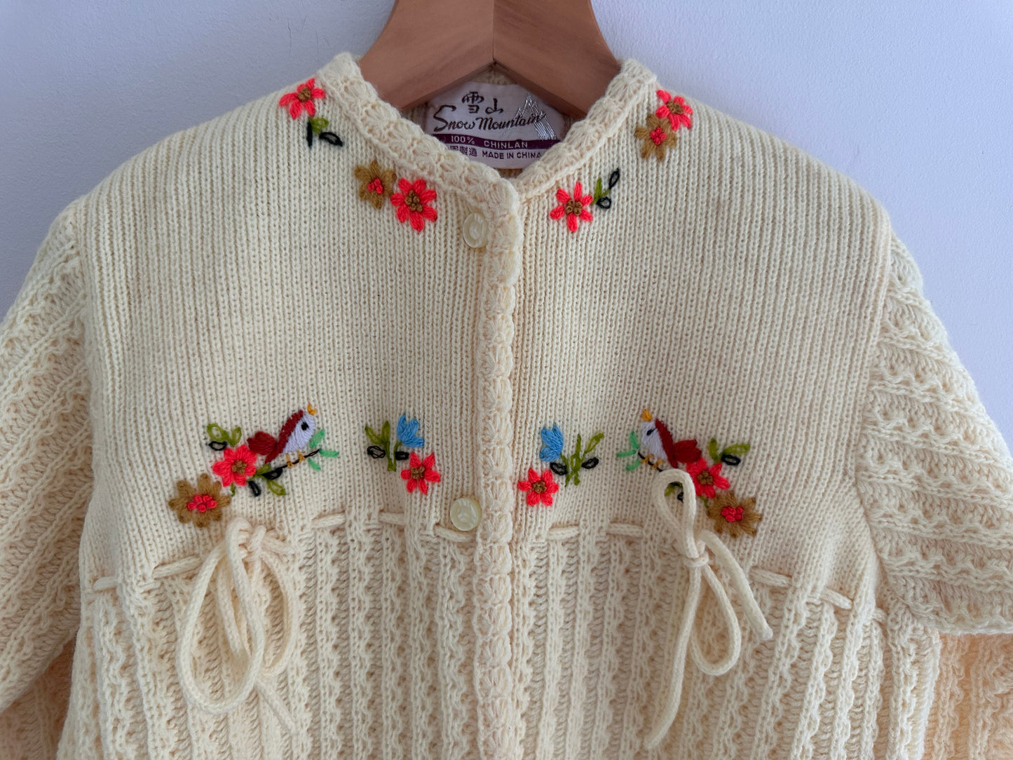 Knitted night gown 12 months