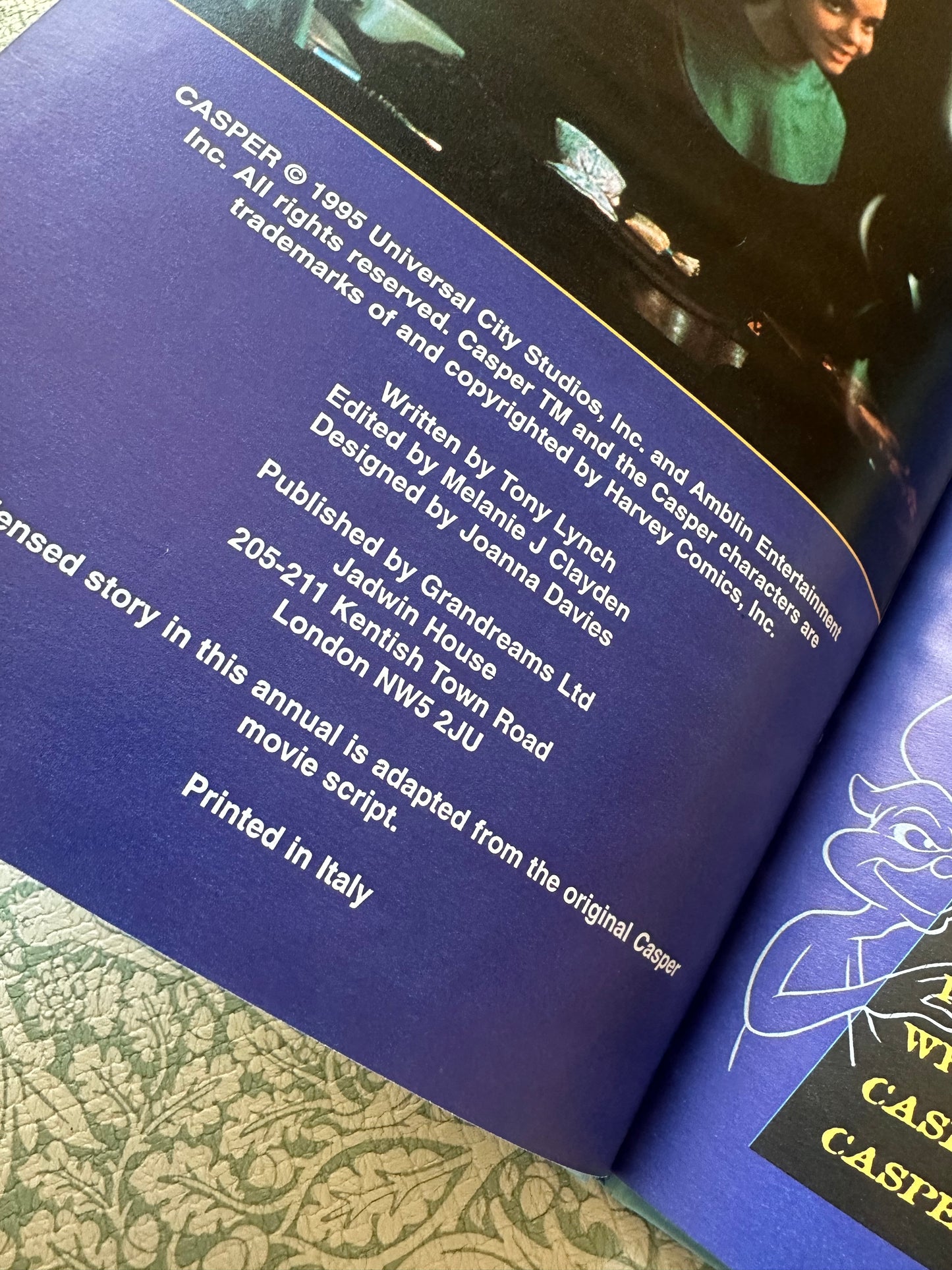 Vintage Casper 1995 annual