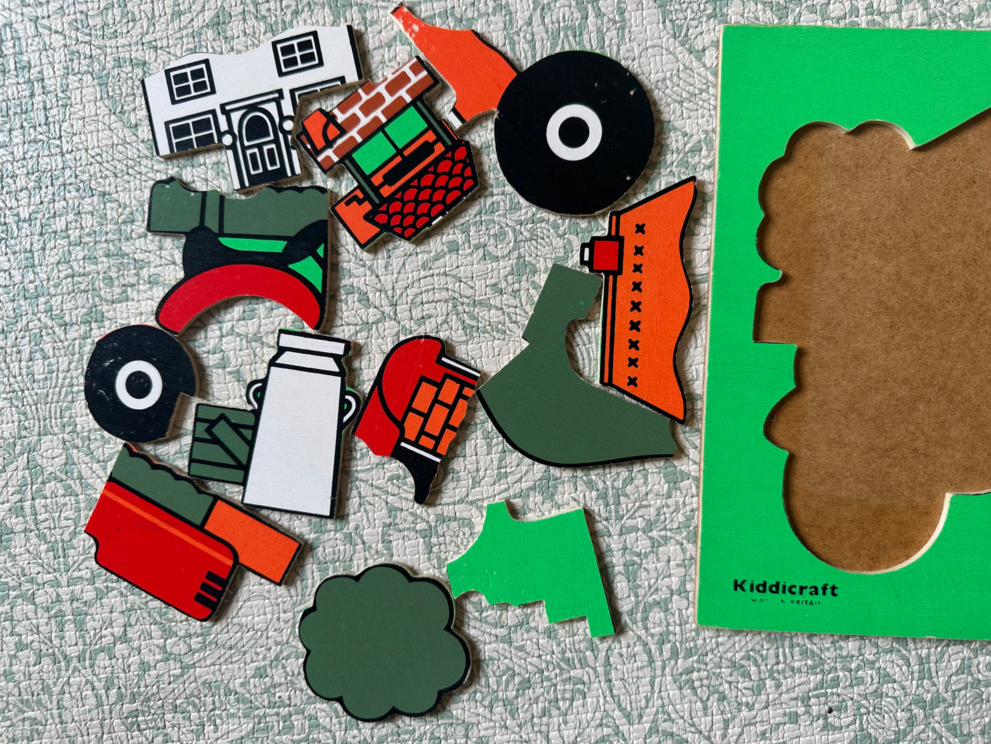 Vintage wooden puzzle