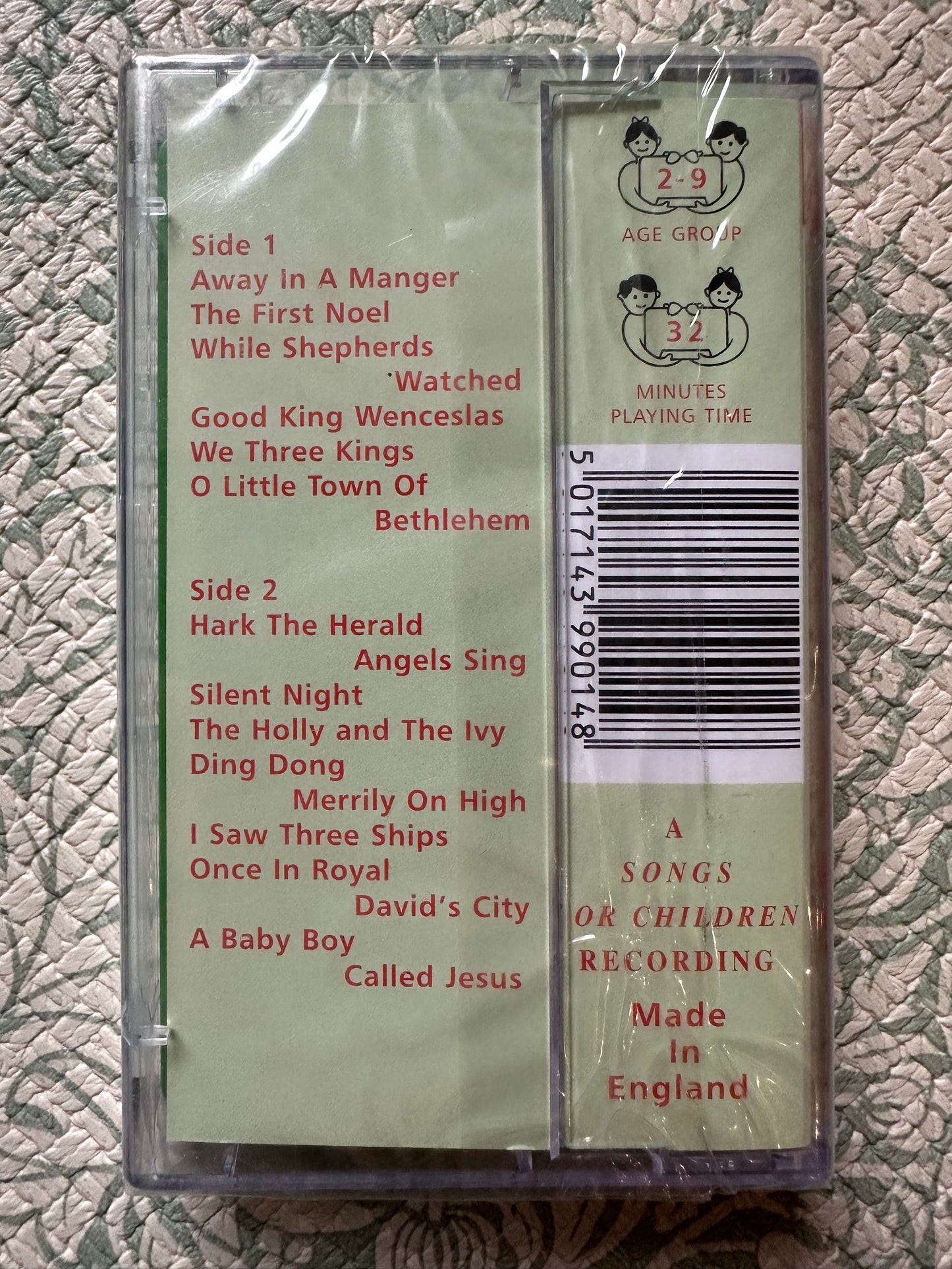 ‘Away in a Manger’ cassette tape