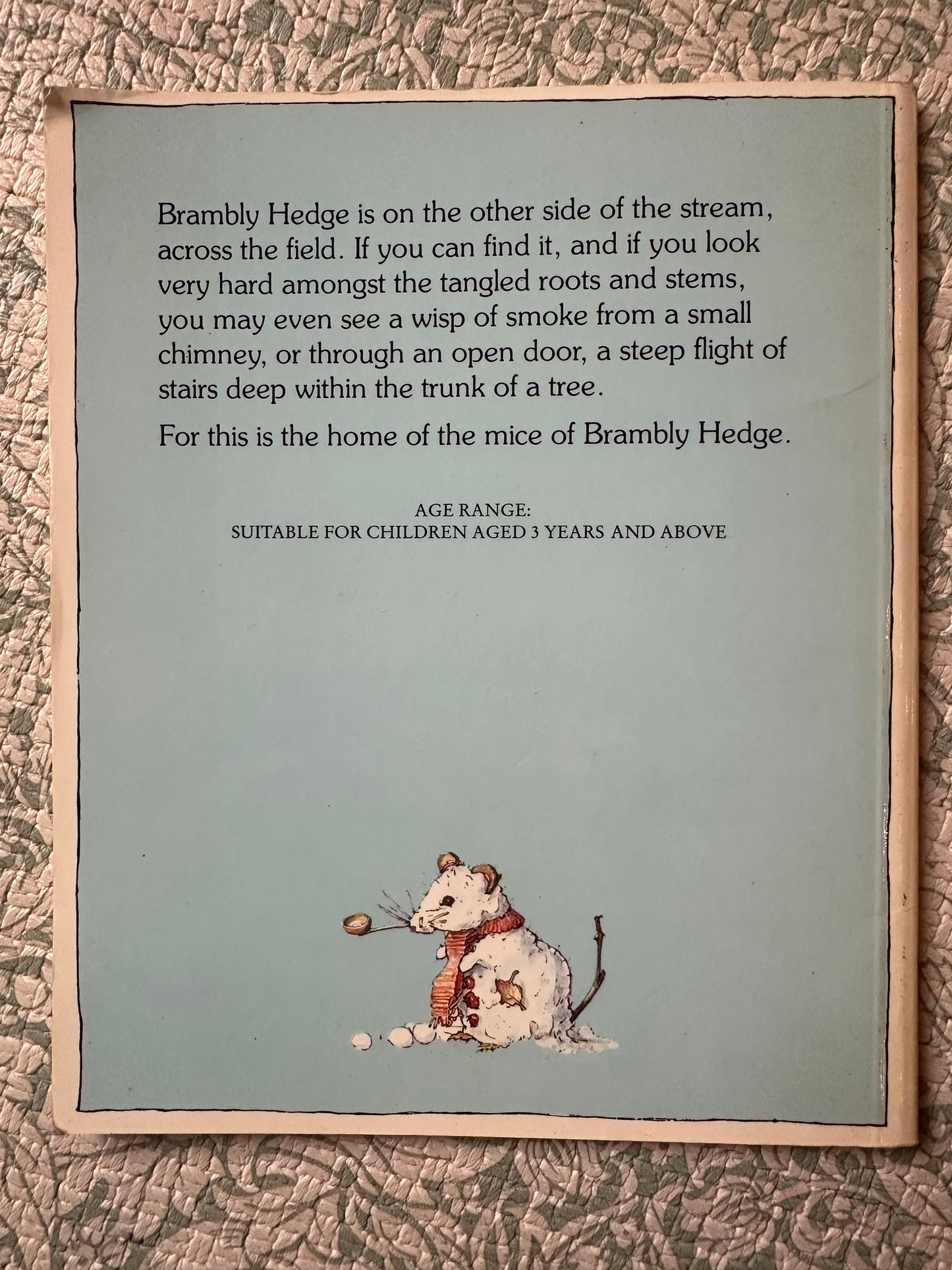 Brambly Hedge Winter Story book