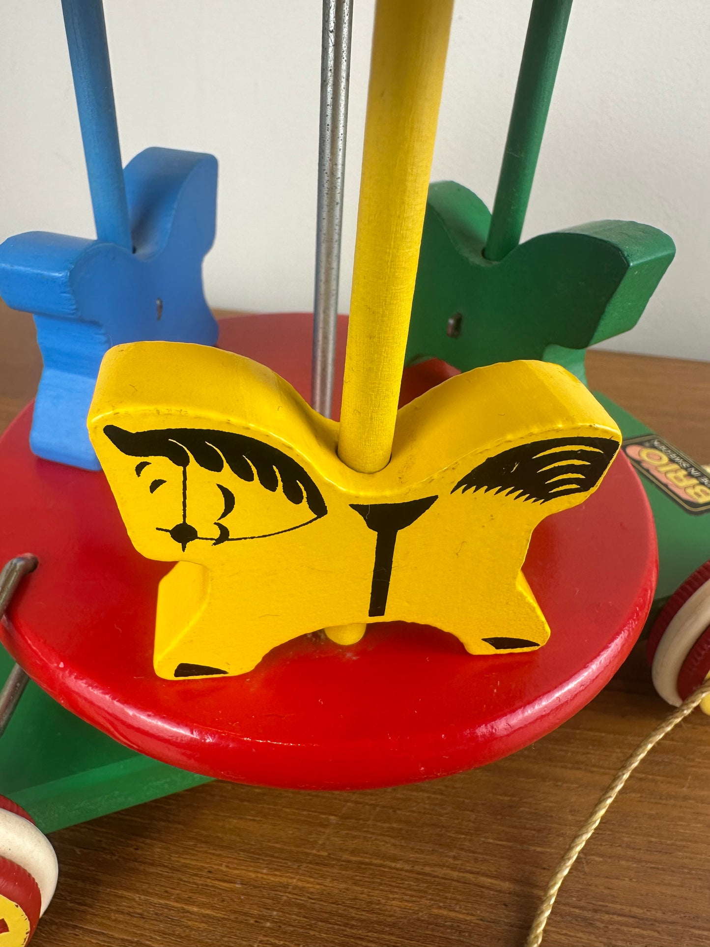 Vintage Brio pull along toy