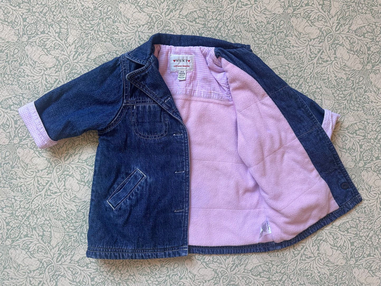 NEXT denim jacket 6-9 months