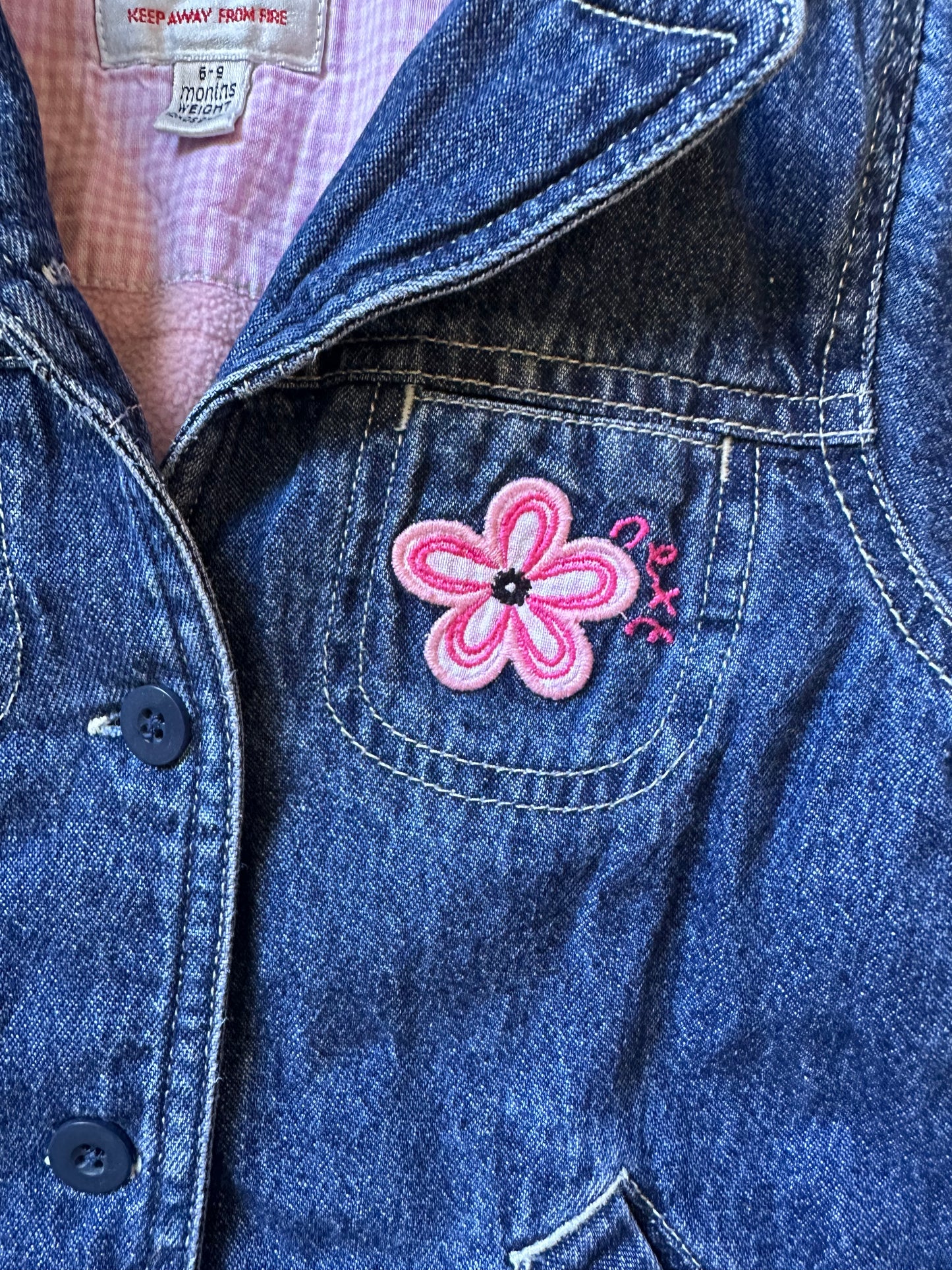 NEXT denim jacket 6-9 months