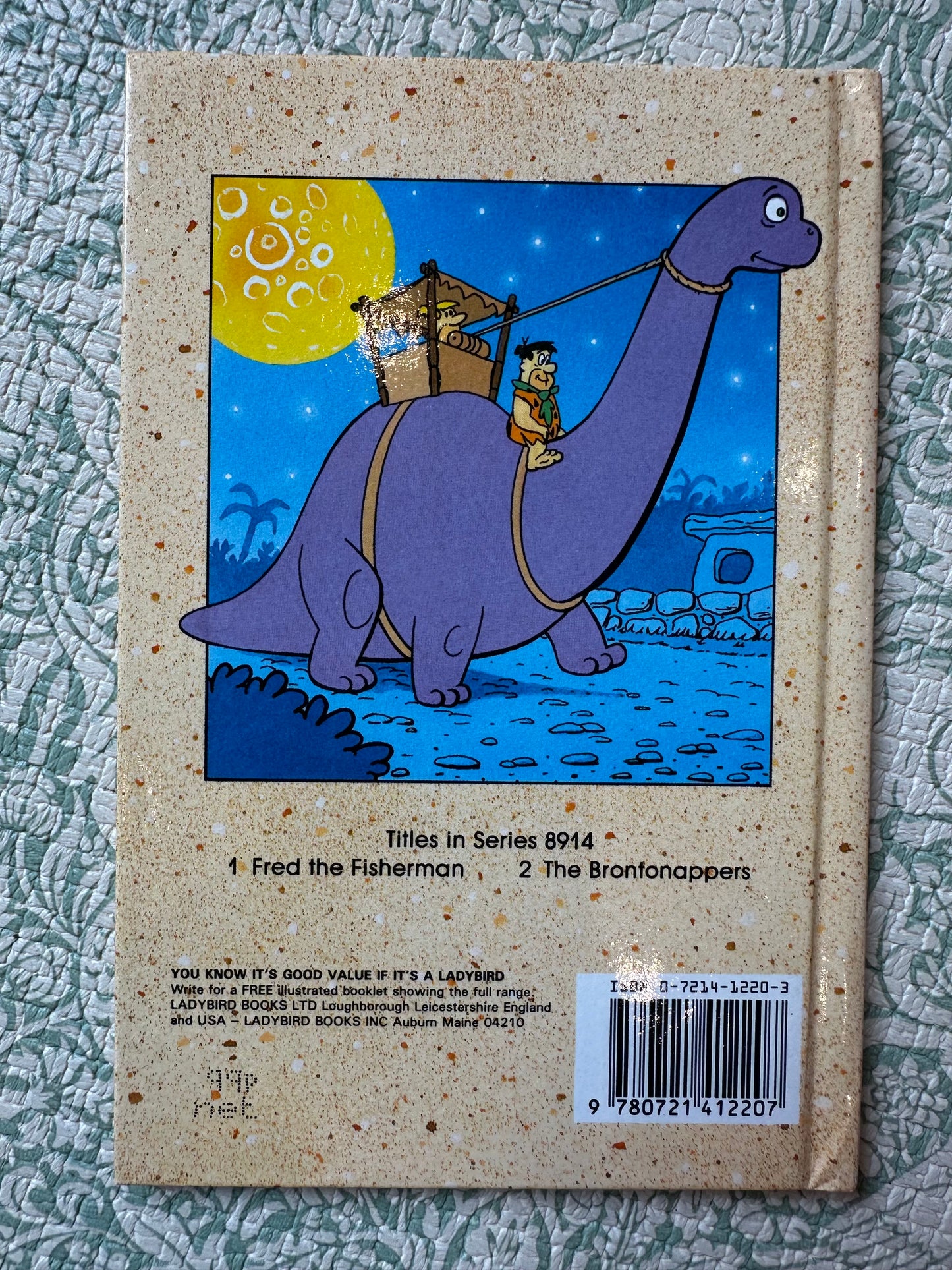 Vintage ‘The Flinstones in The Brontonappers’ book