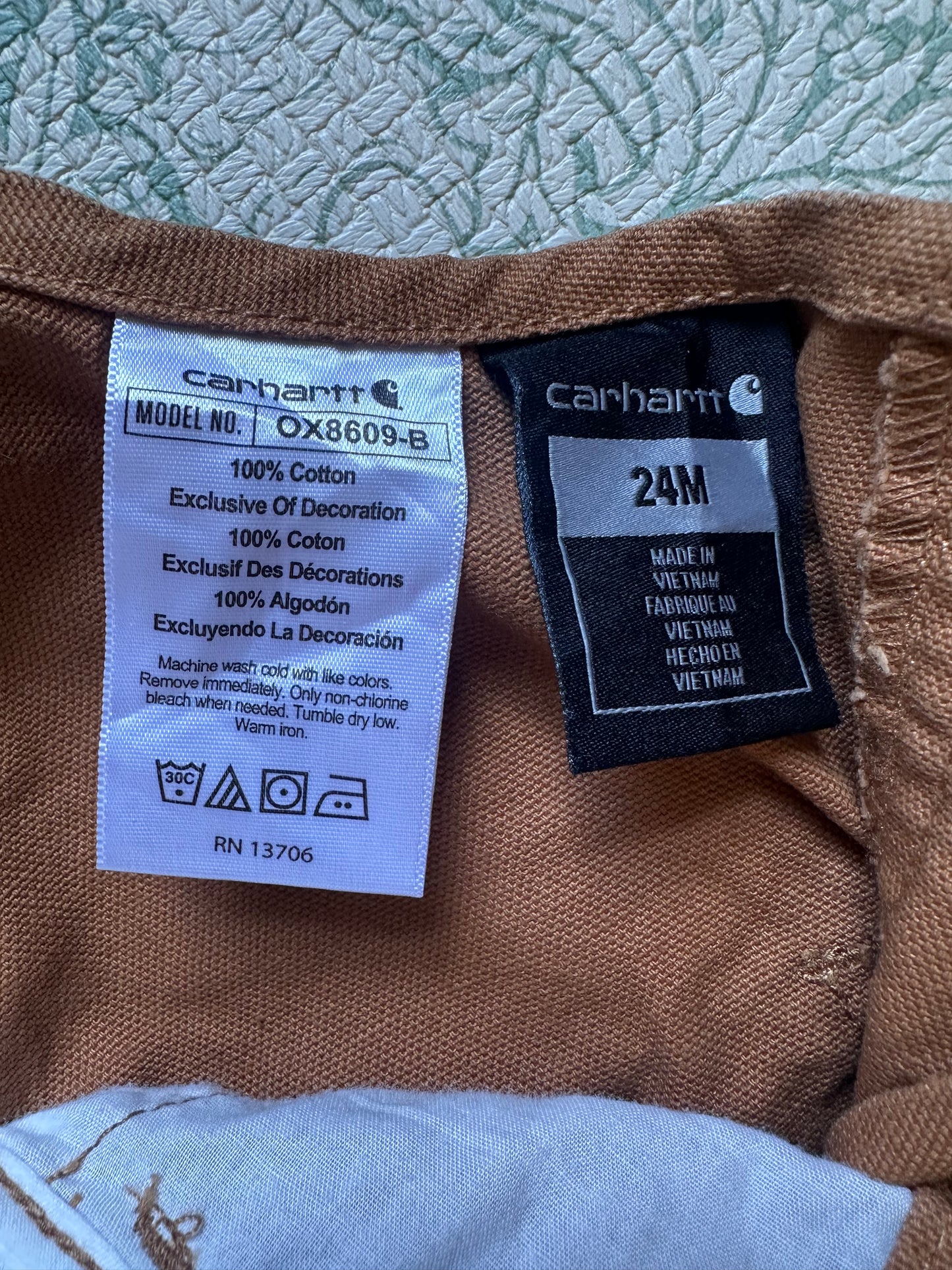 Carhartt overalls 24 months