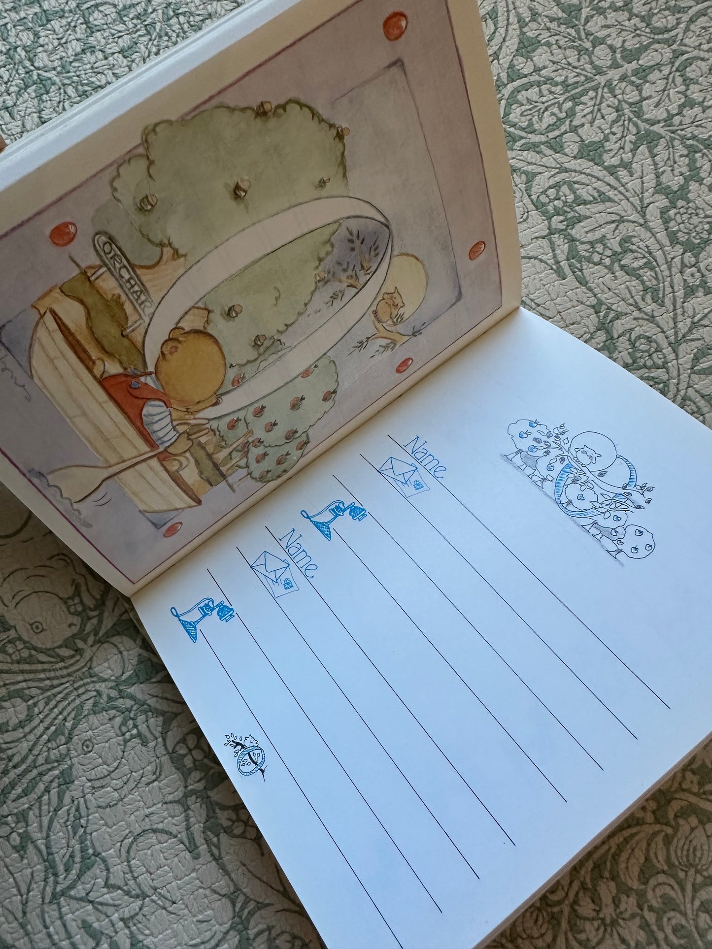 Vintage Forever Friends address book