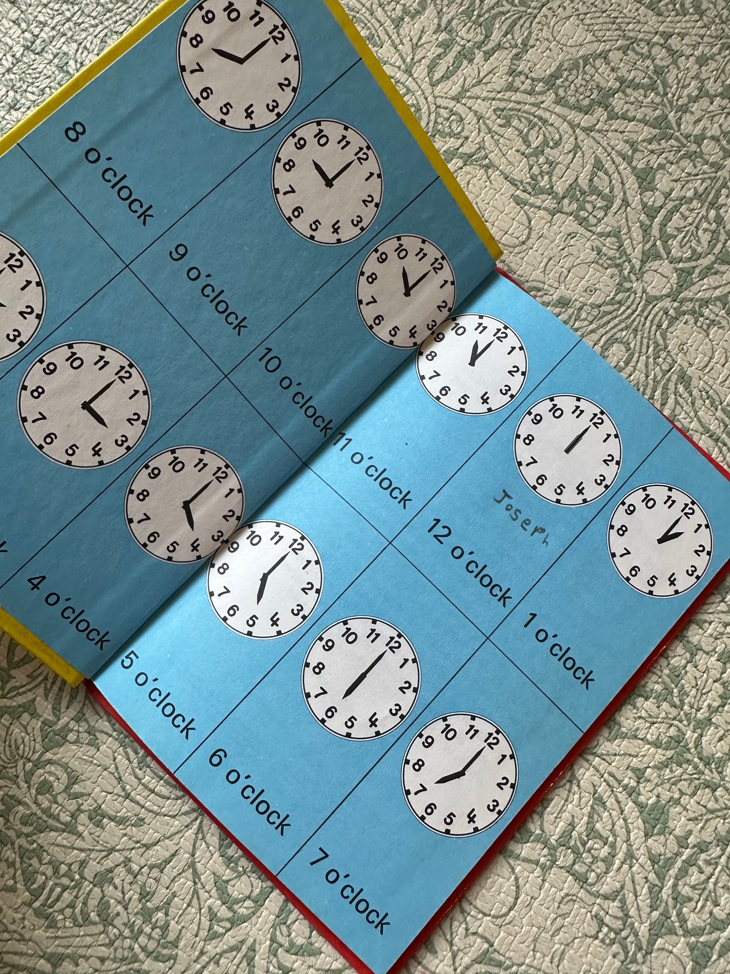 Vintage ‘Telling the time’ book