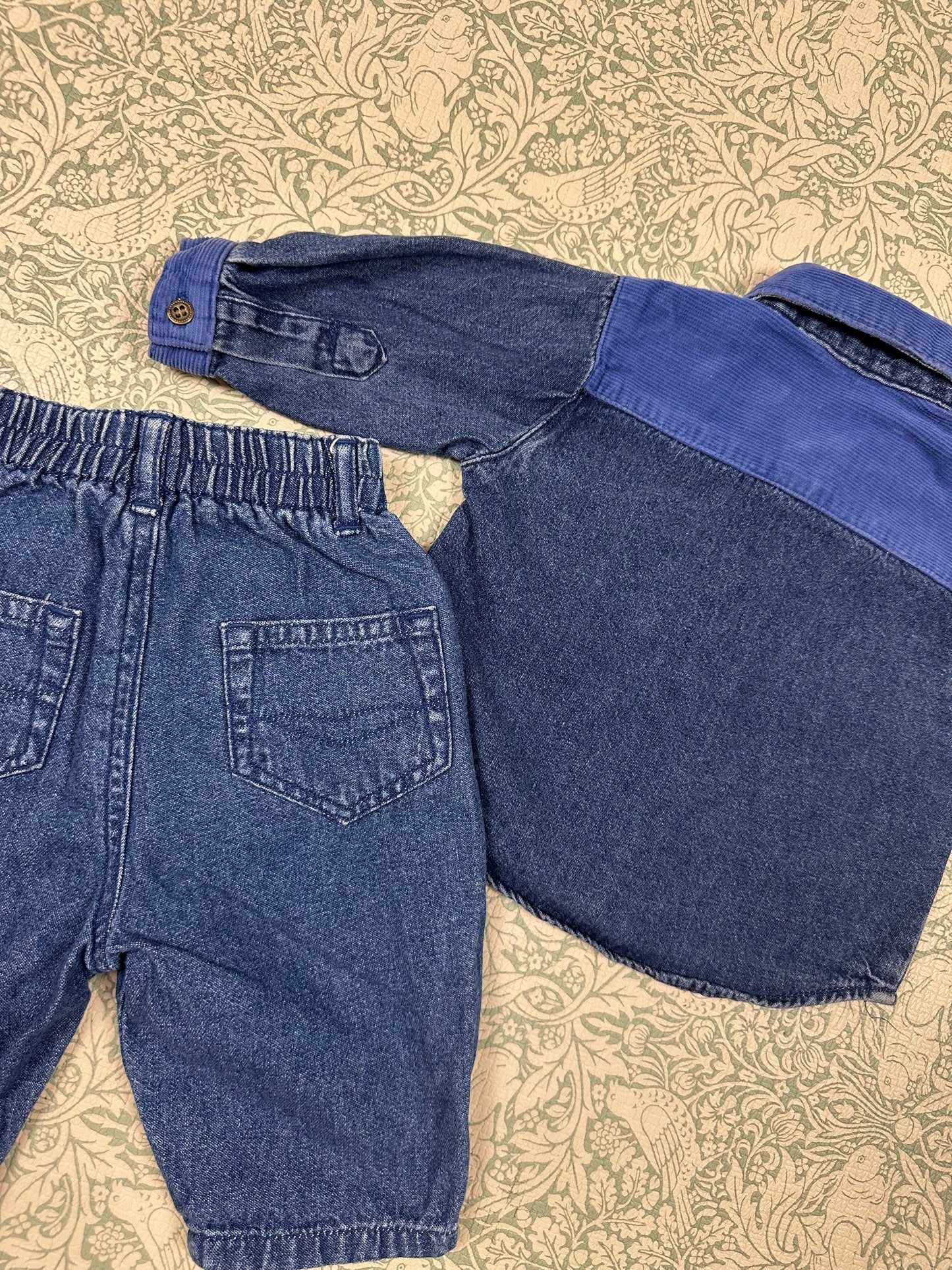 Mother Care denim set 0-3 months