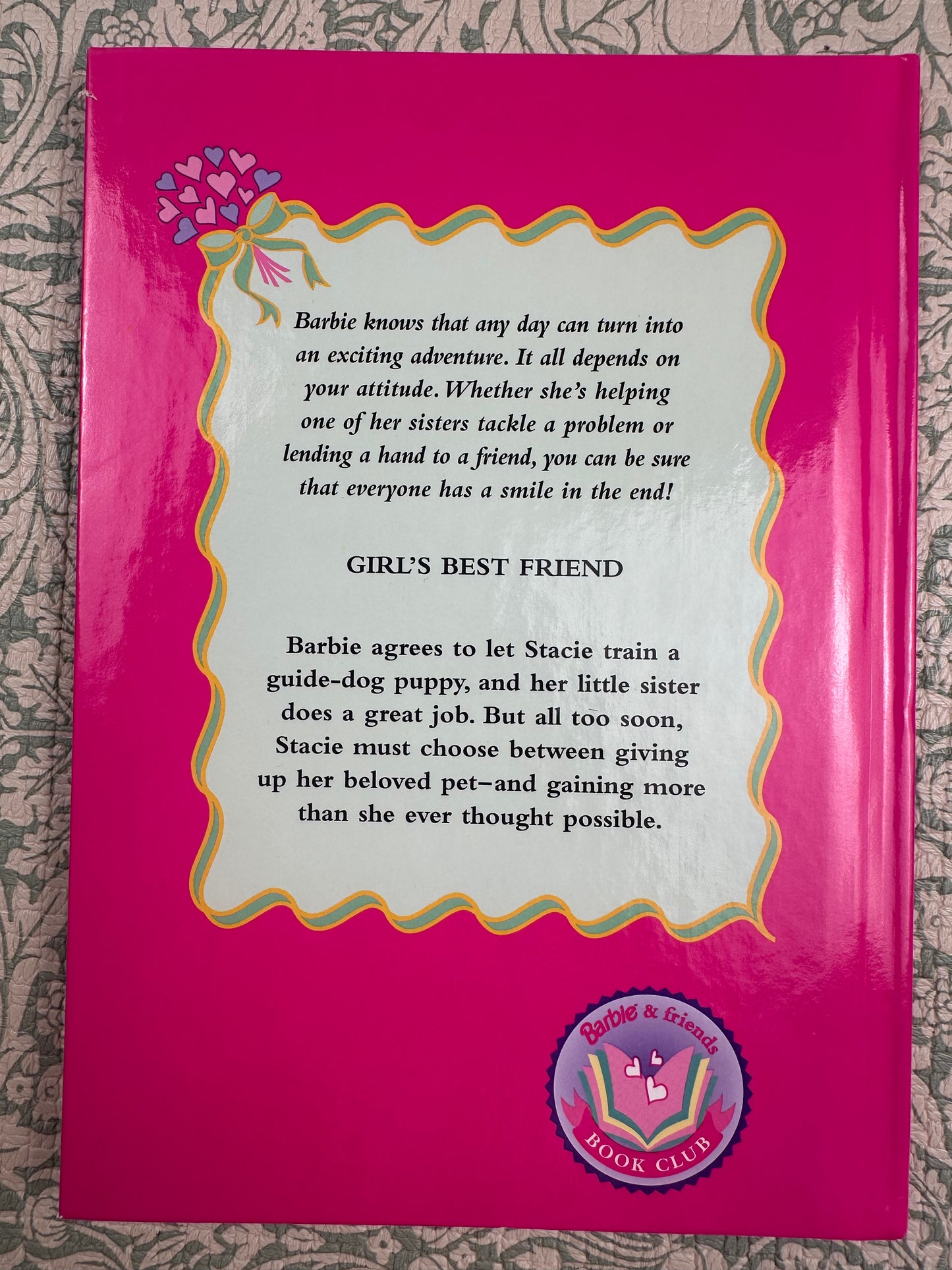 Vintage Barbie book