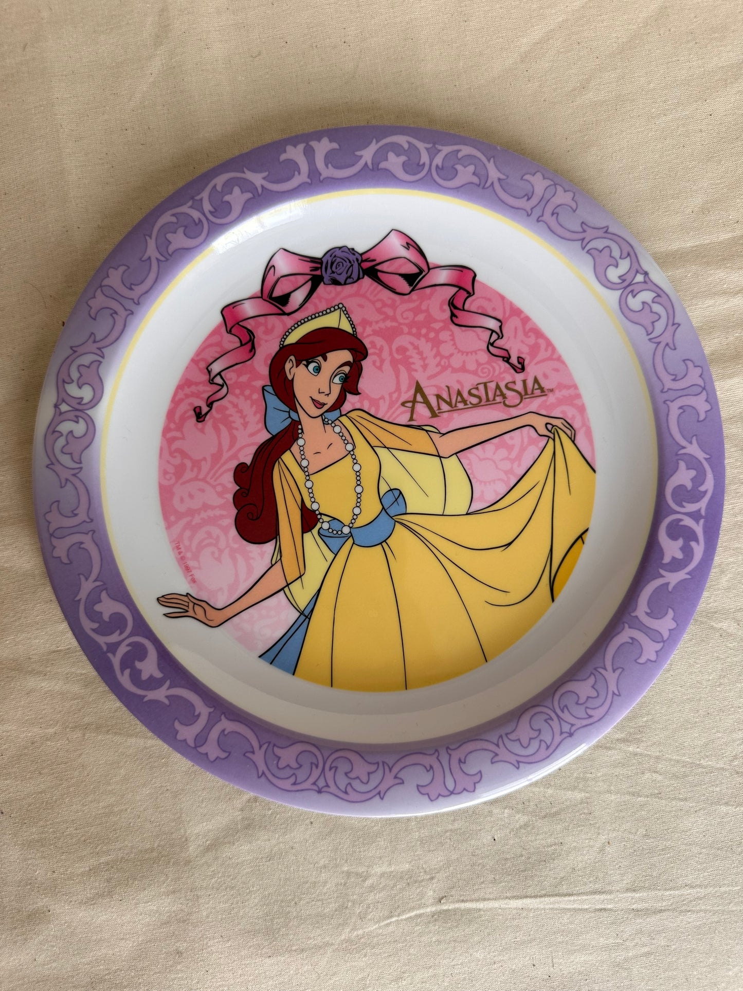 Vintage kids plate