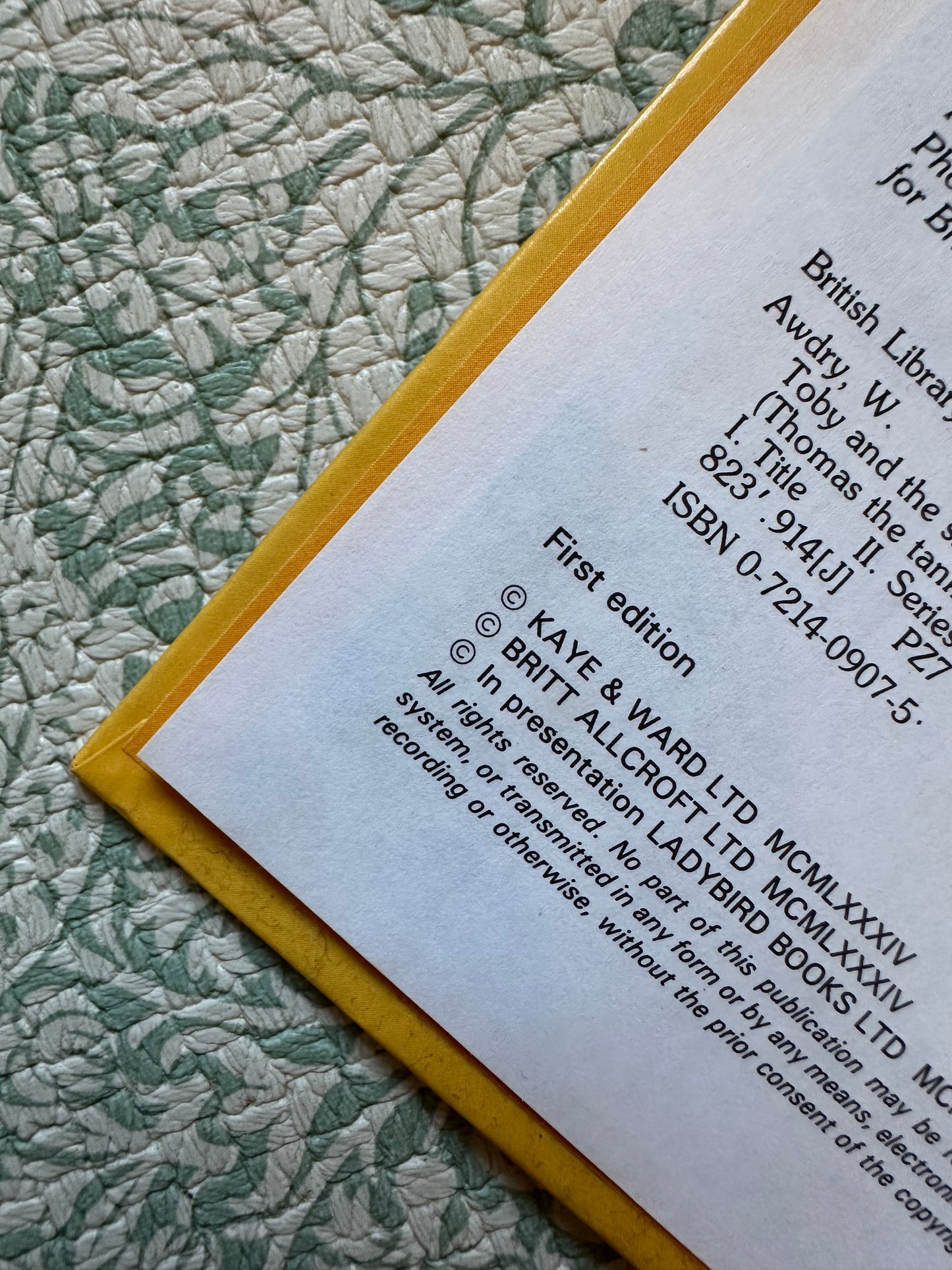 Vintage Ladybird Thomas the Tank Engine and Friends book