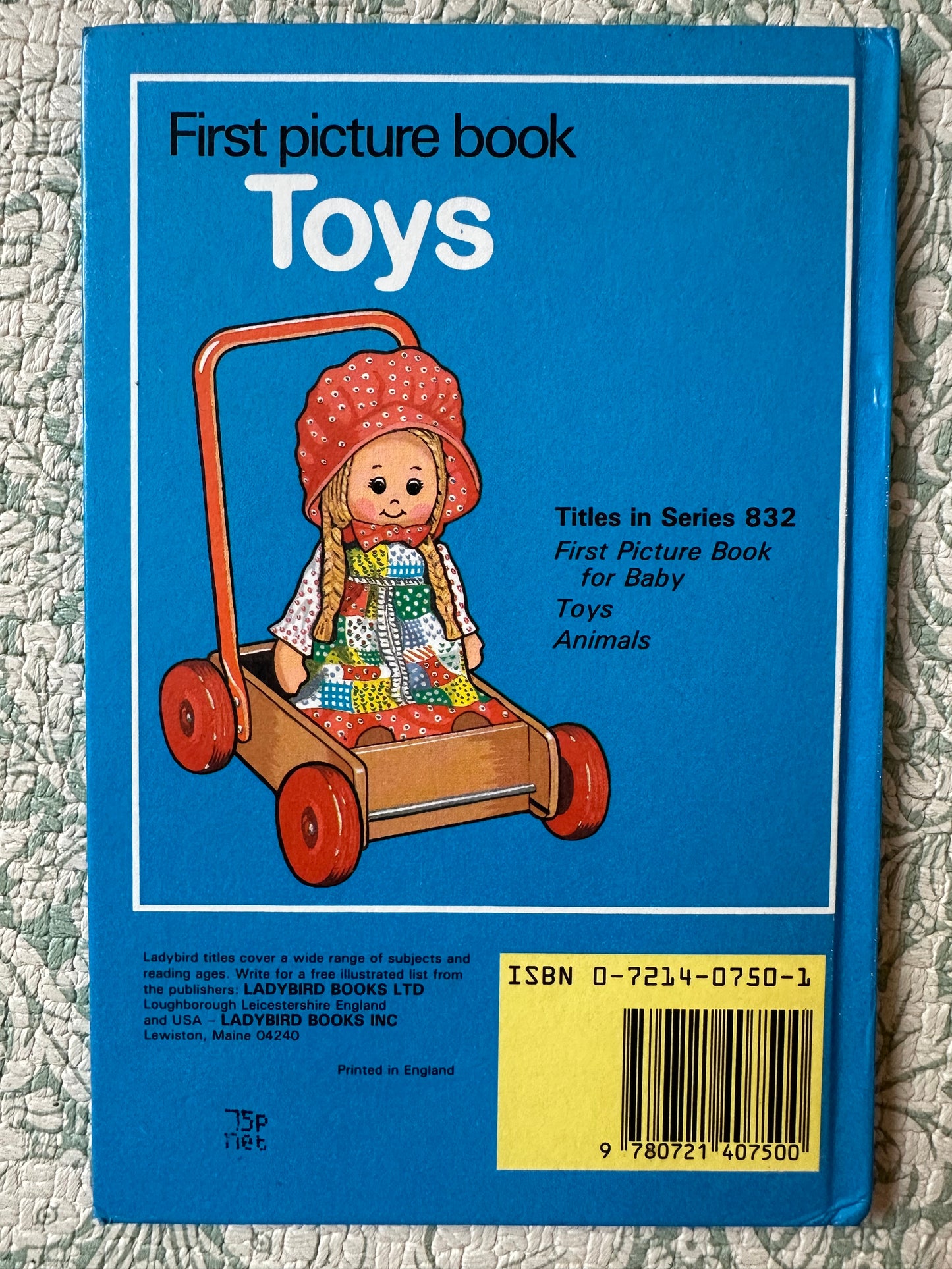 Vintage First Picture book ‘Toys’