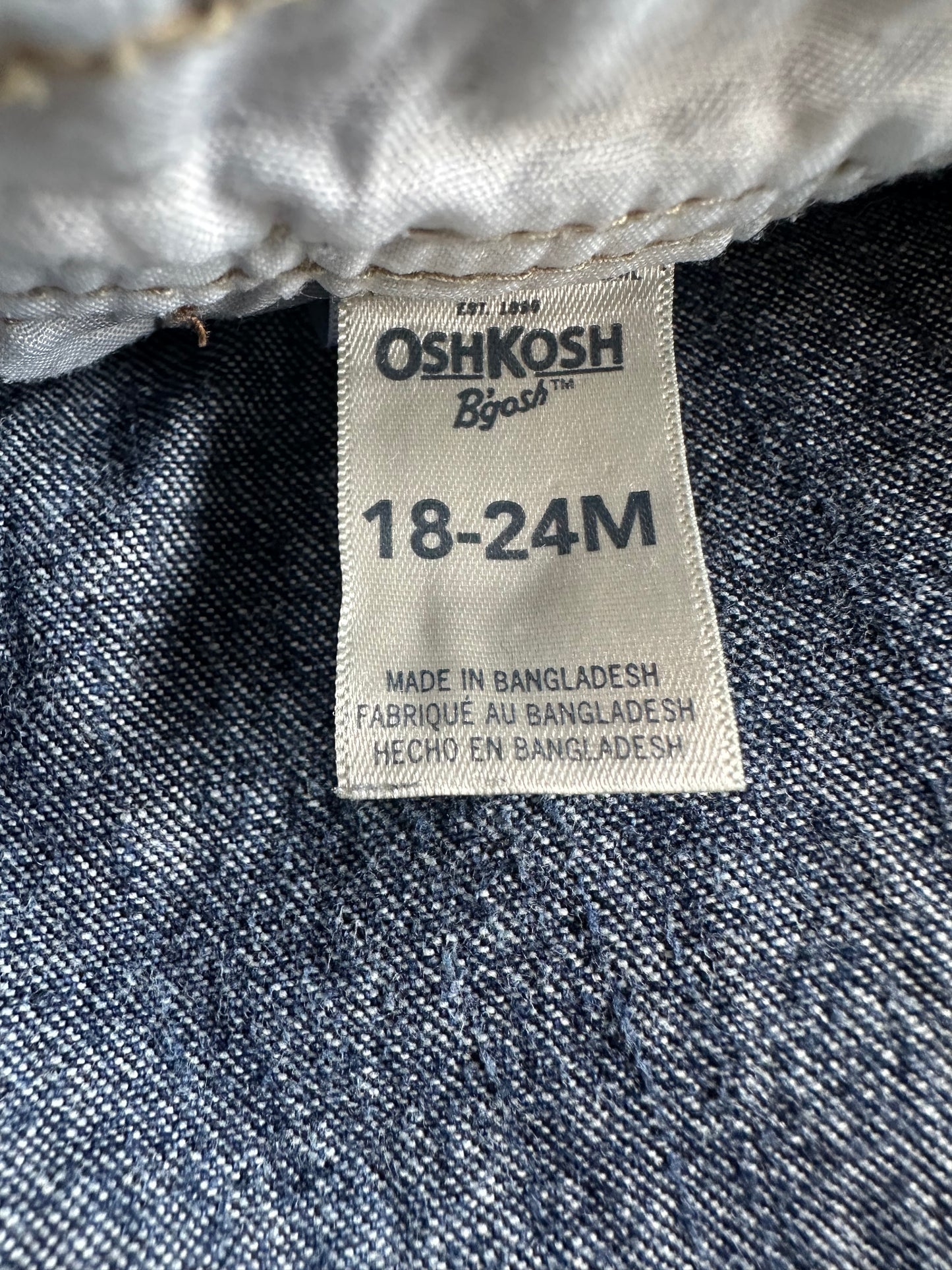 Oshkosh overalls 18-24 months