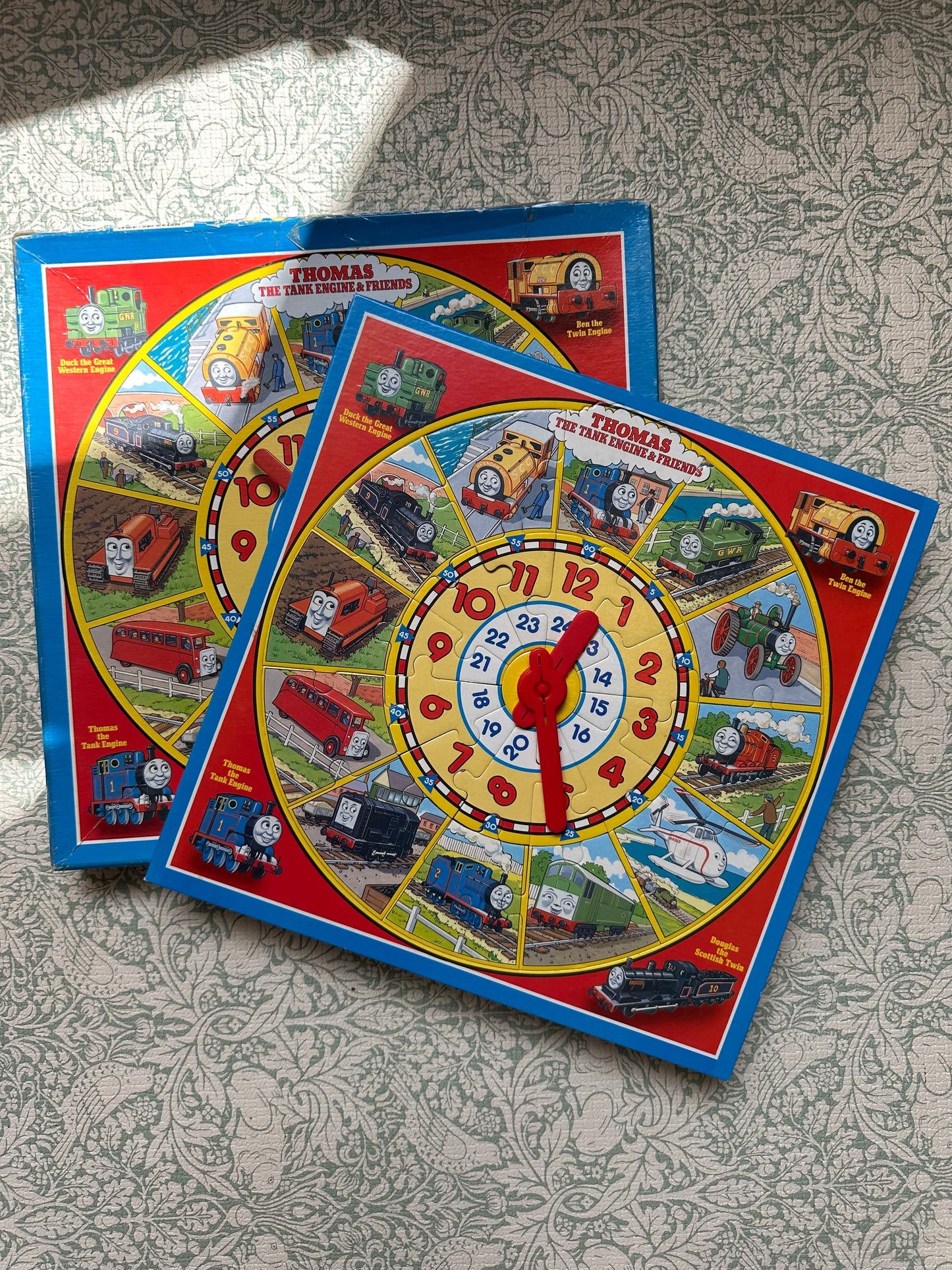 Vintage Thomas teaching clock puzzle