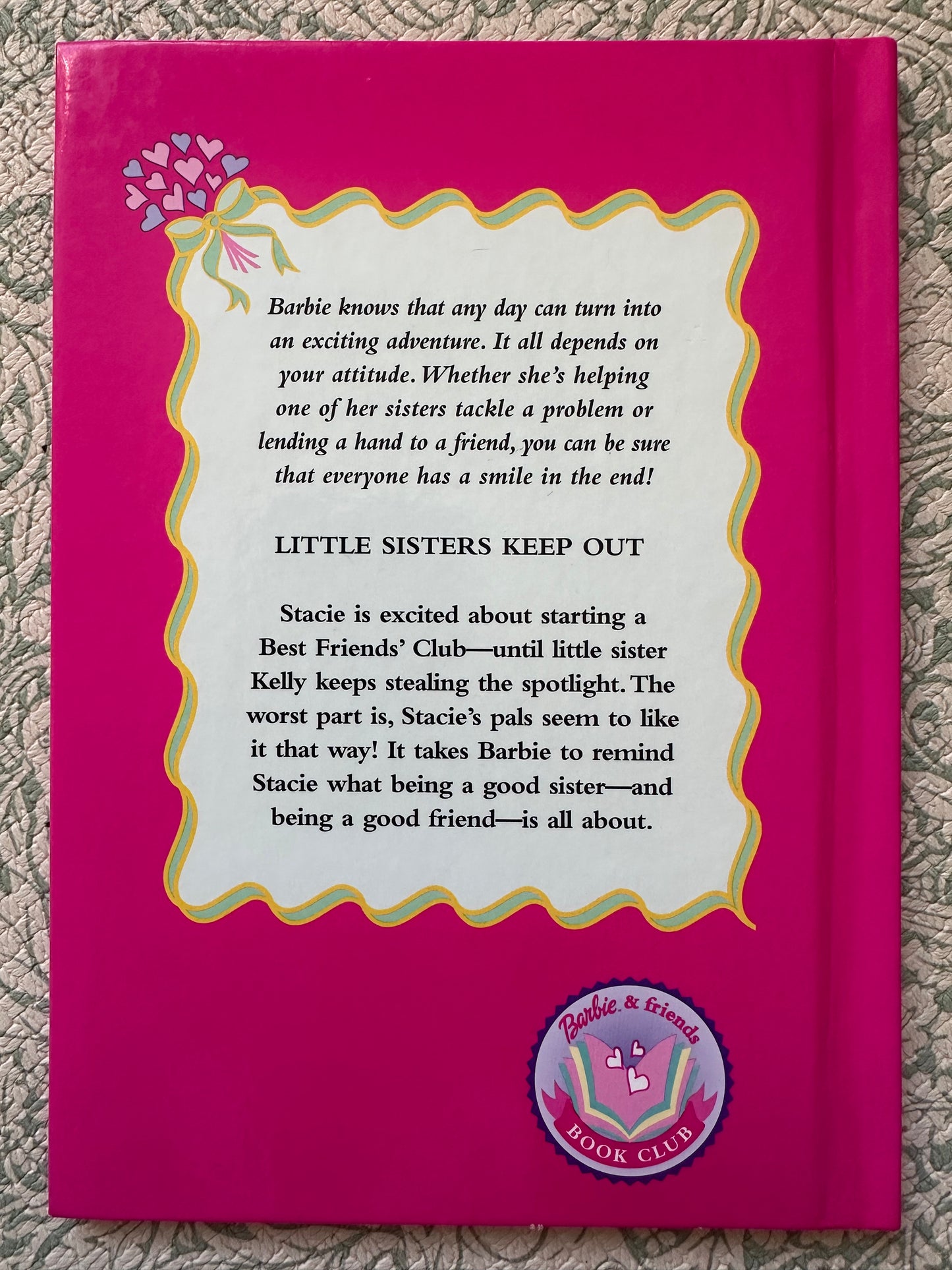 Vintage Barbie ‘Little Sisters Keep Out!’ Book