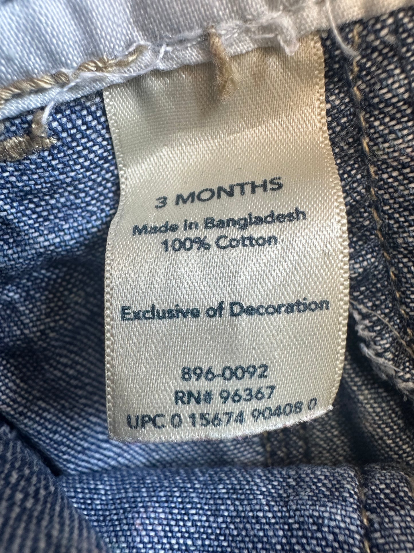 Oshkosh overalls 3 months