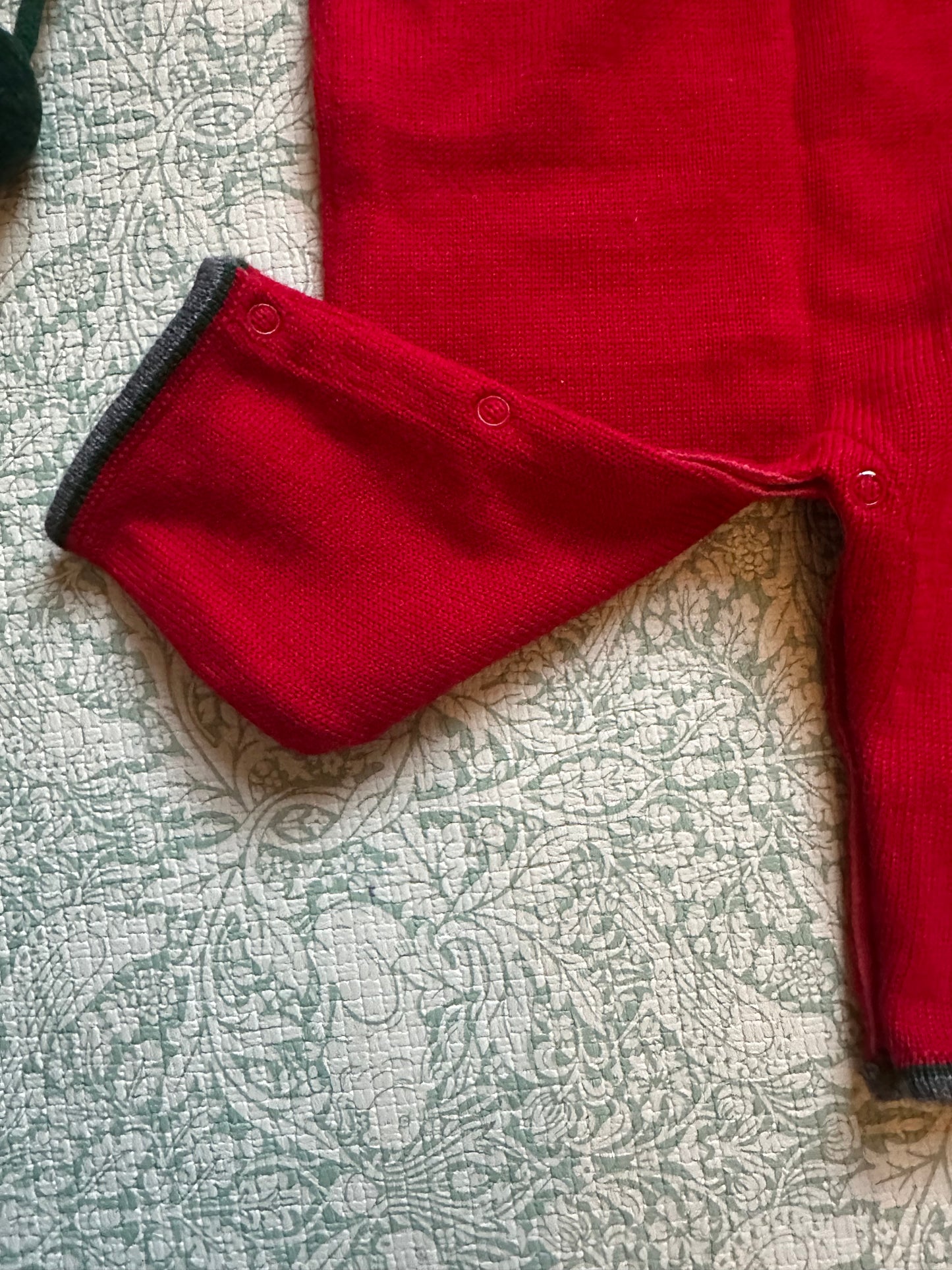 Knitted cardigan and overalls set 6 months