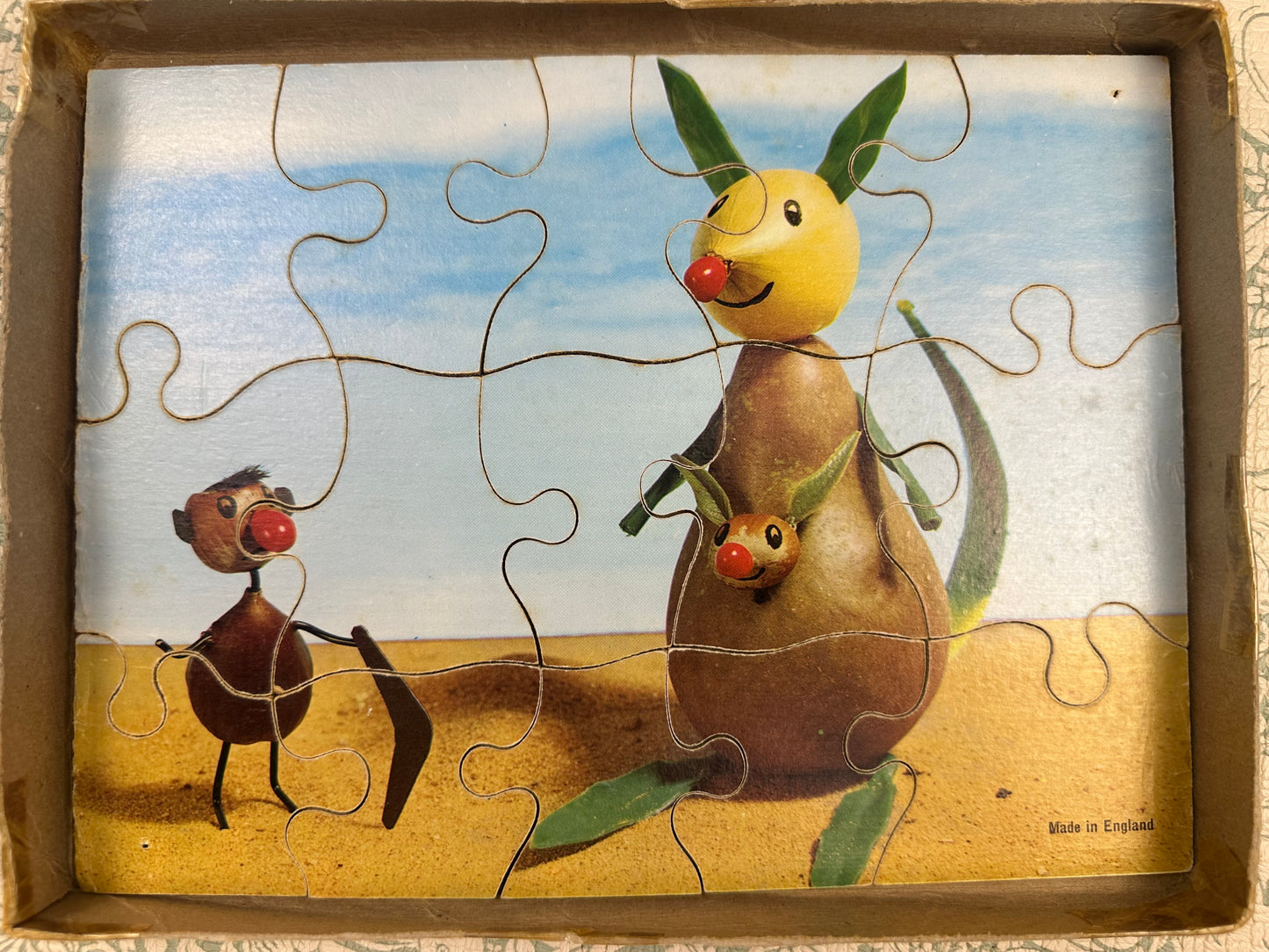 Vintage wooden puzzle