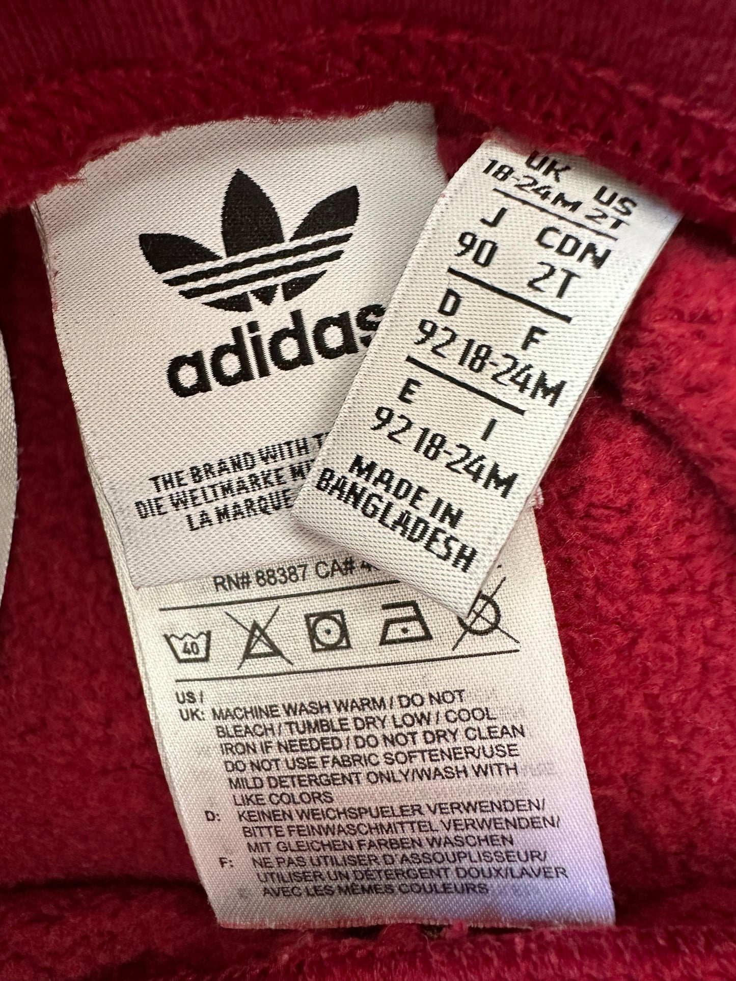 Adidas tracksuit 18-24 months