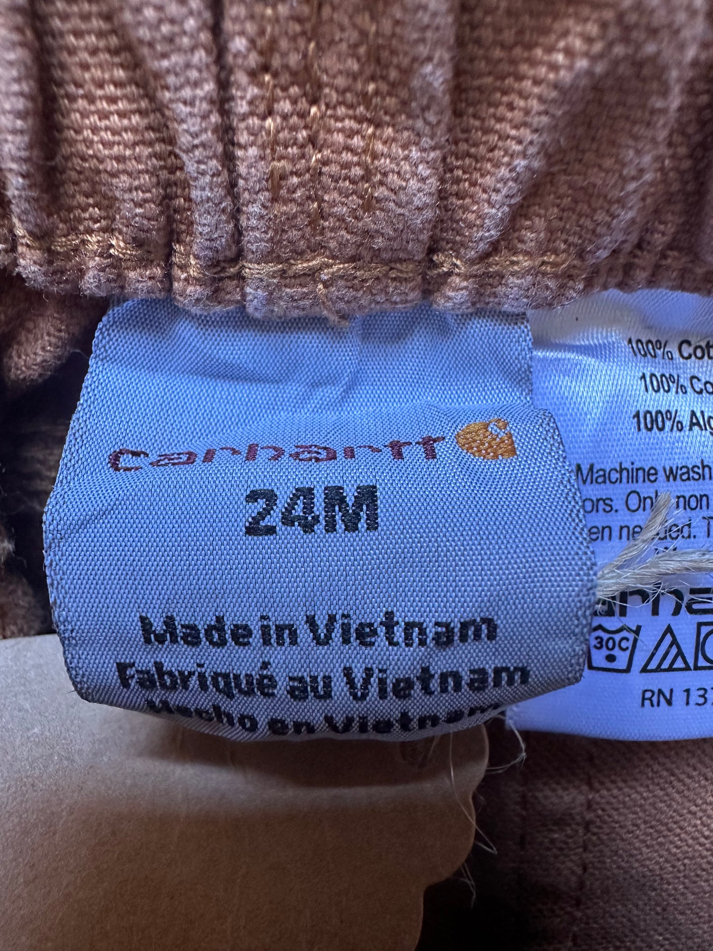 Carhartt trousers 24 months