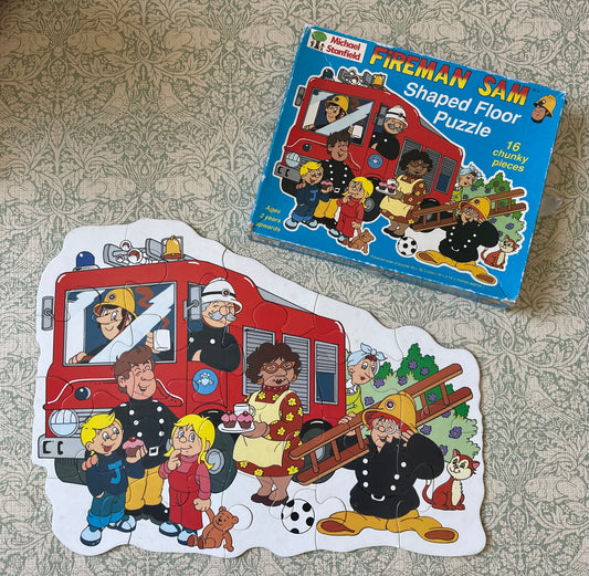 Vintage Fireman Sam floor puzzle