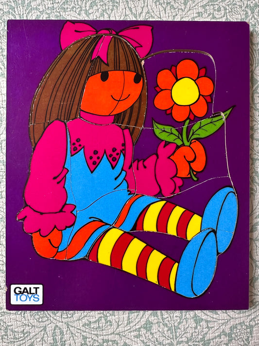 Vintage wooden puzzle