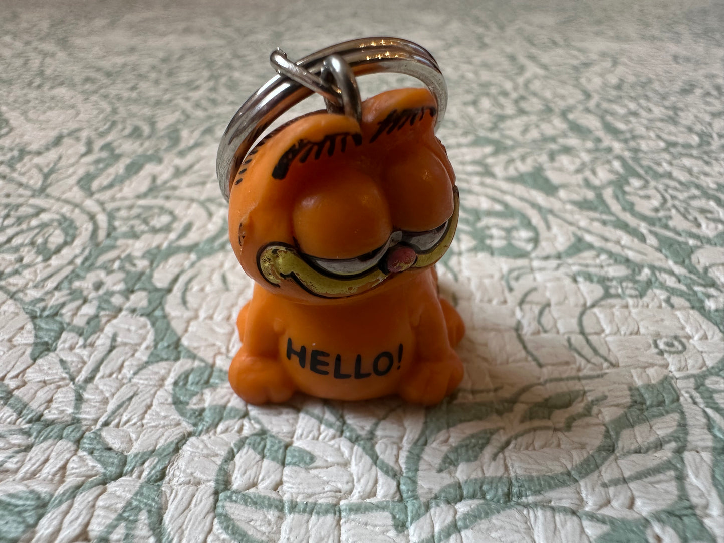 Vintage Garfield key ring