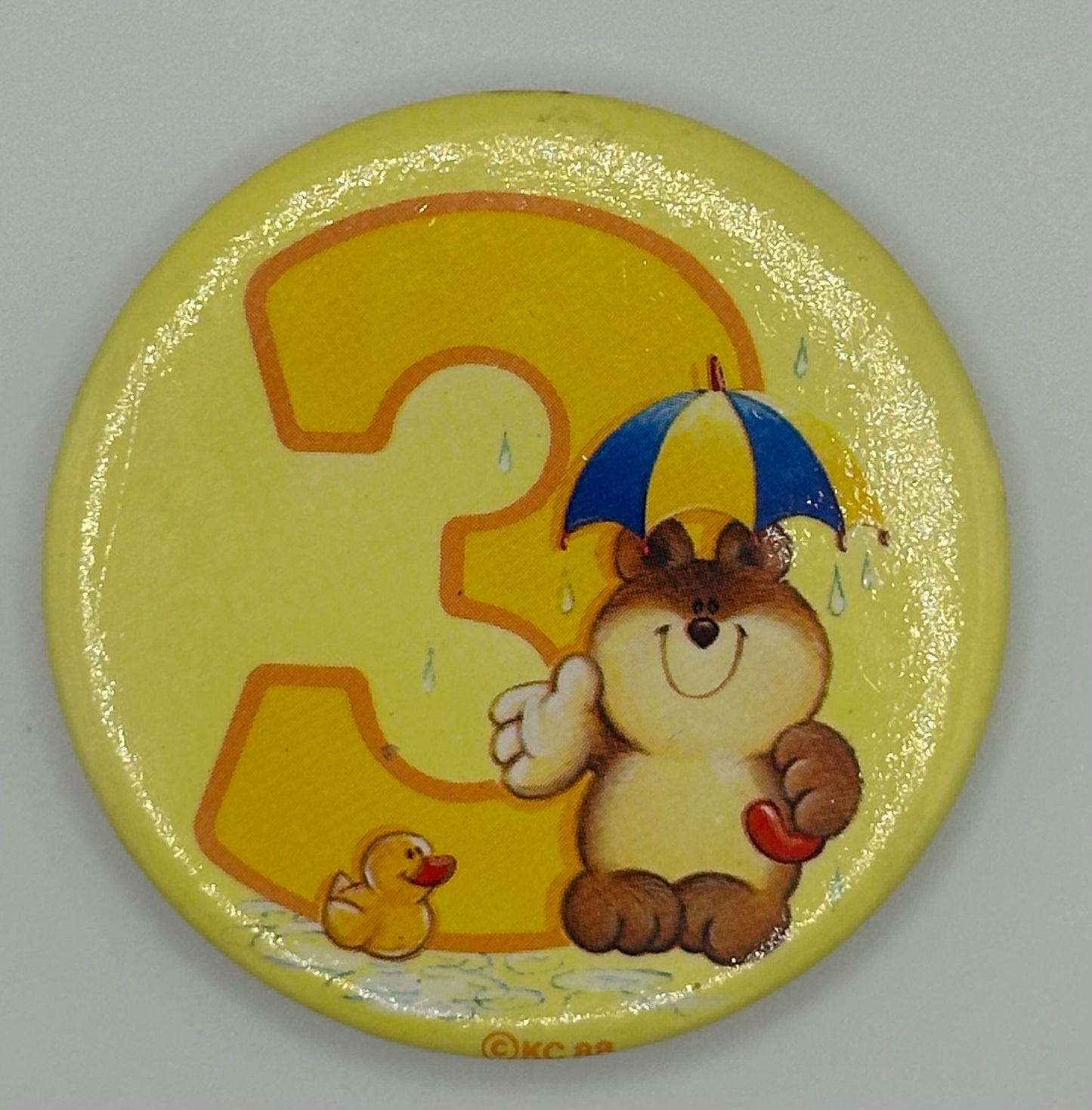 Vintage birthday badge