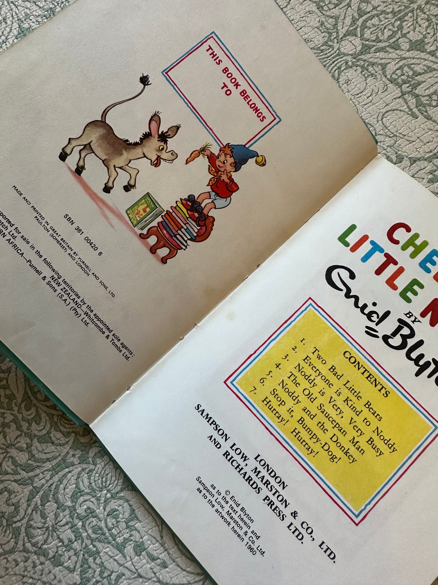 Vintage ‘Cheer Up, Little Noddy!’ Book