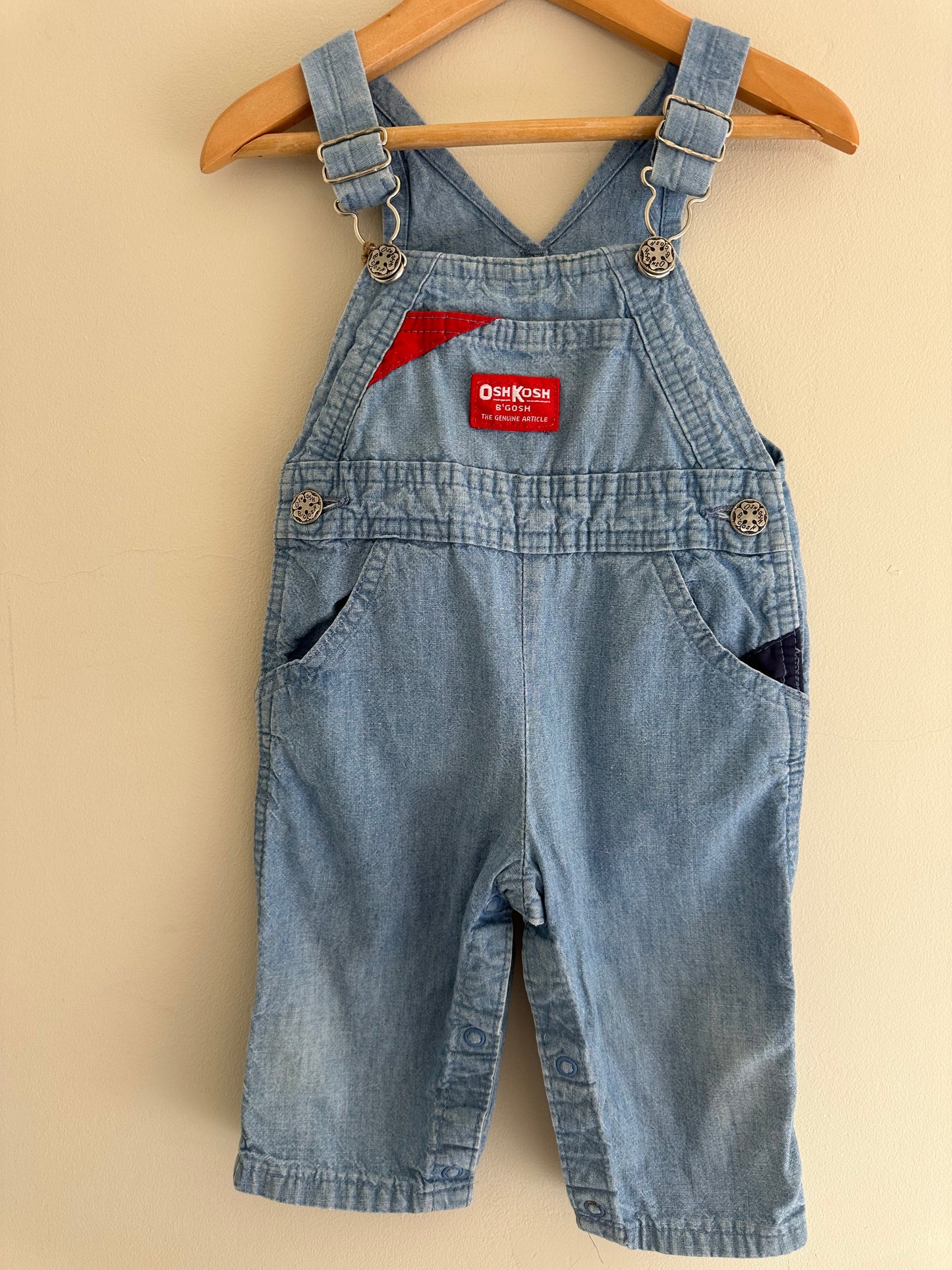 Vintage Oshkosh overalls 6-9 months